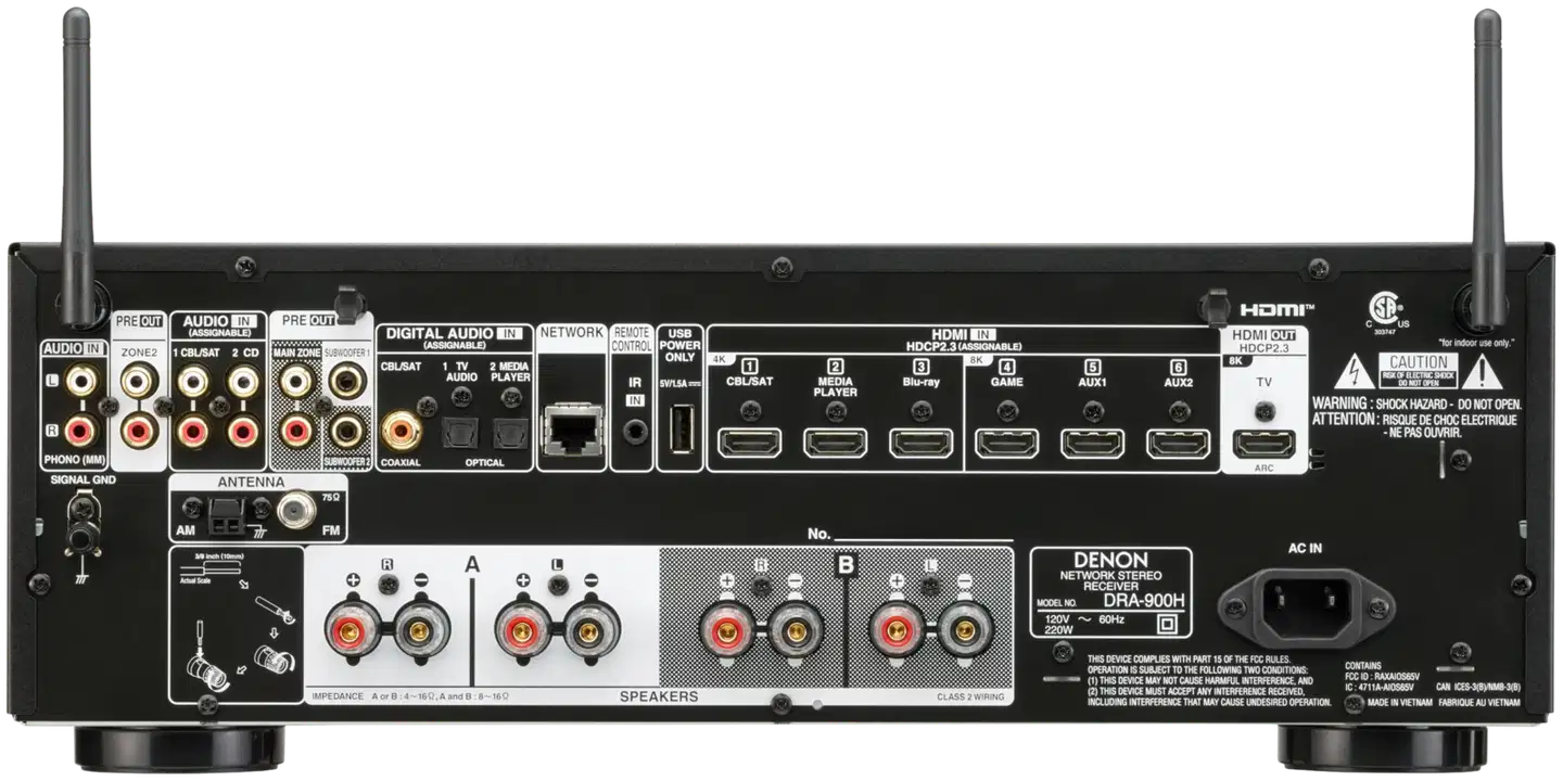 Denon stereoviritinvahvistin DRA-900H HEOS - 2