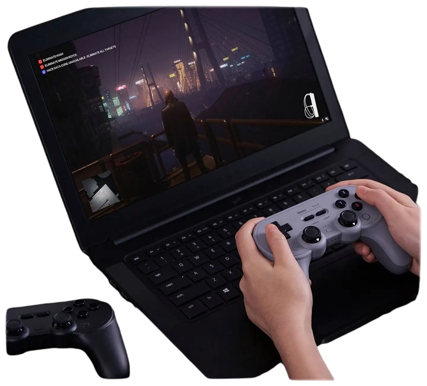 8BitDo peliohjain Pro 2 Gamepad Black Edition Nintendo Switch - 5