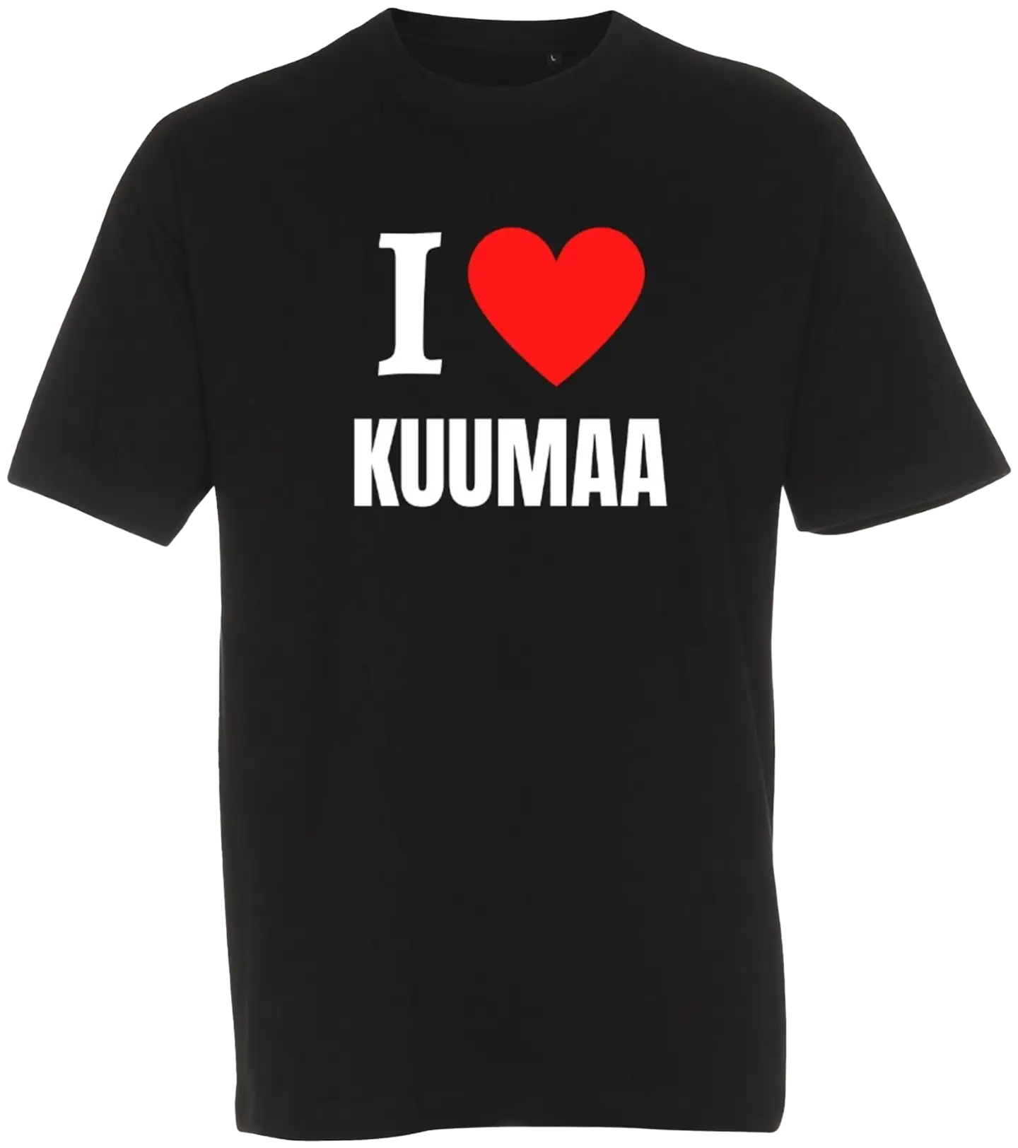 Aito ja lisensioitu KUUMAA fanipaita! Laadukasta luomupuuvillaa. Unisex mitoitus - BLACK - 1