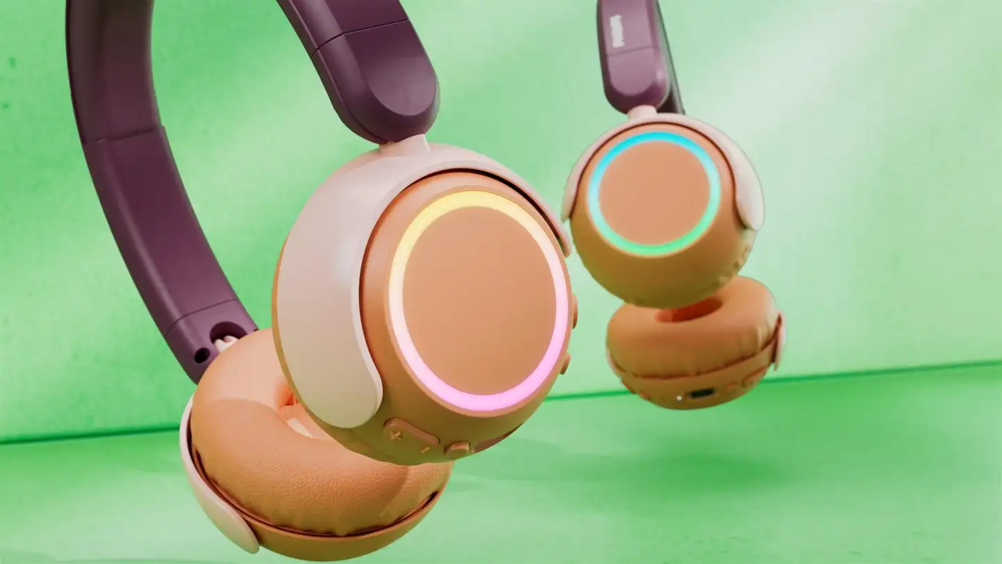 Philips langattomat lasten sankakuulokkeet TAK4200MP/00 violetti - 7