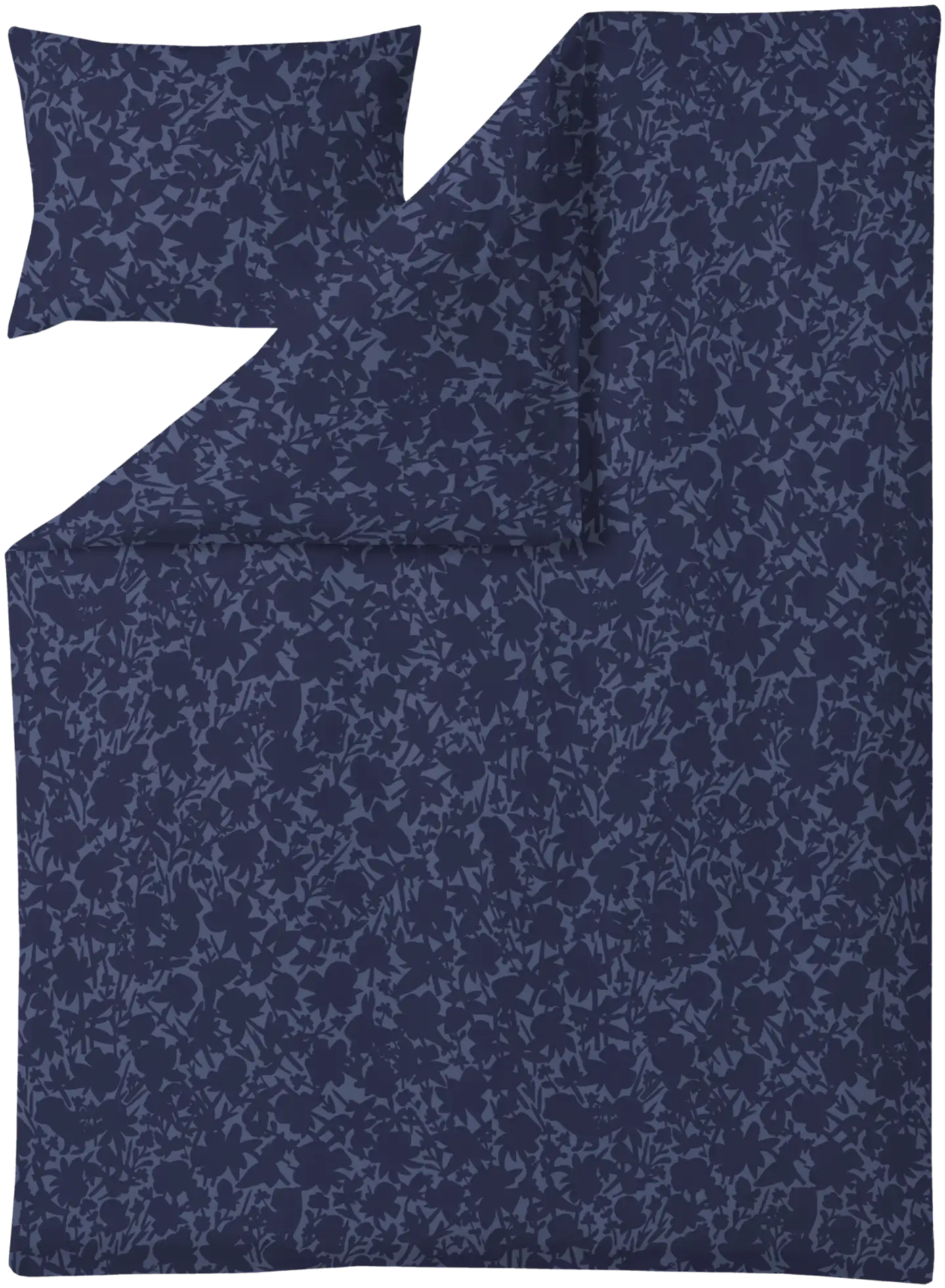 Finlayson satiini pussilakanasetti Katveessa 150X210+50X60 sininen