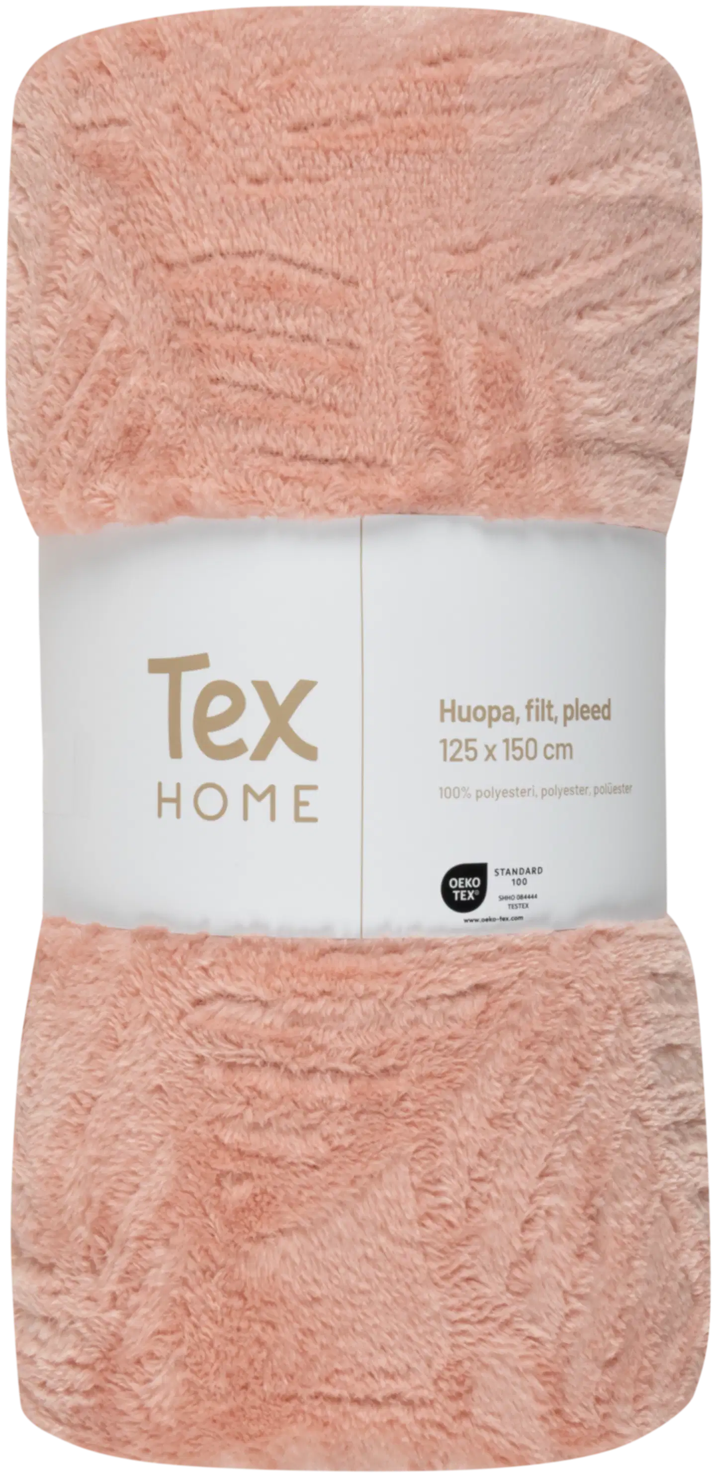 Tex Home huopa Lehti 130 x 170 cm roosa