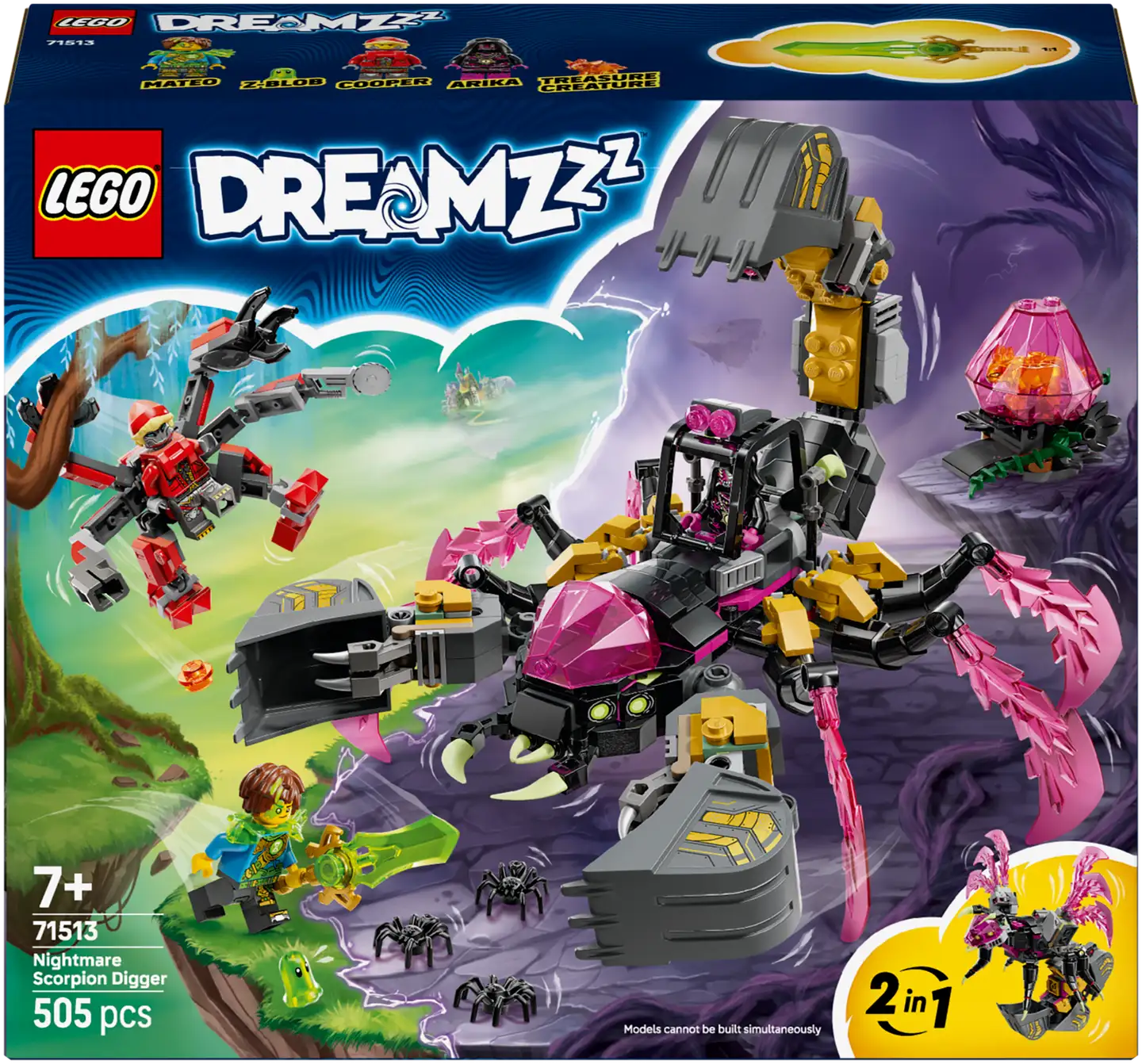 LEGO® DREAMZzz 71513 Painajaisskorpionikaivuri - 5