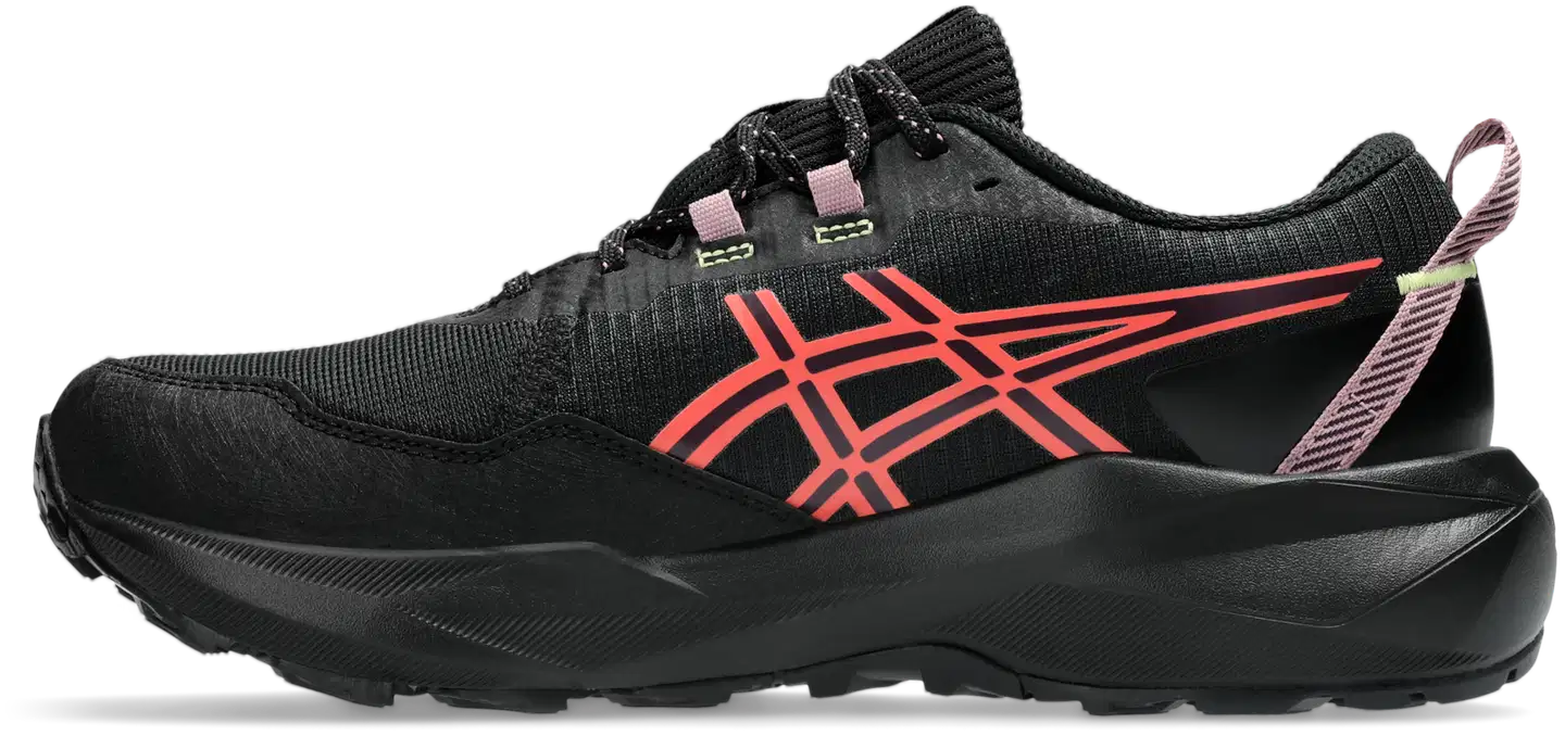 Asics naisten polkujuoksukenkä Gel-Venture 11 WP - BLACK/WATERMELON - 4