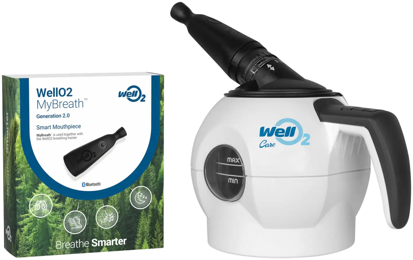 WellO2 PRO Gen 2.0 hengitysharjoituslaite - 2