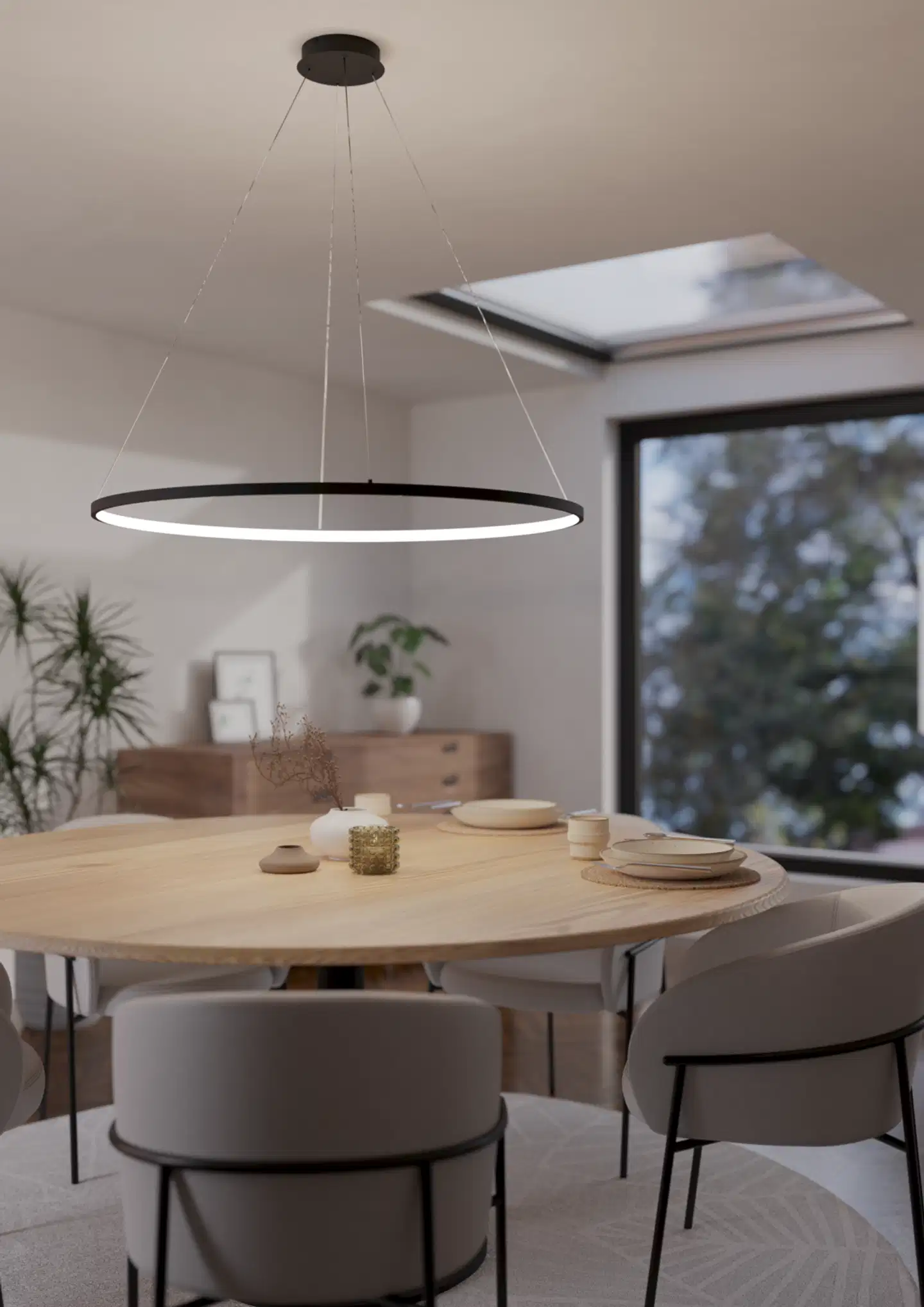 EGLO riippuvalaisin Parruta LED musta/valk - 10