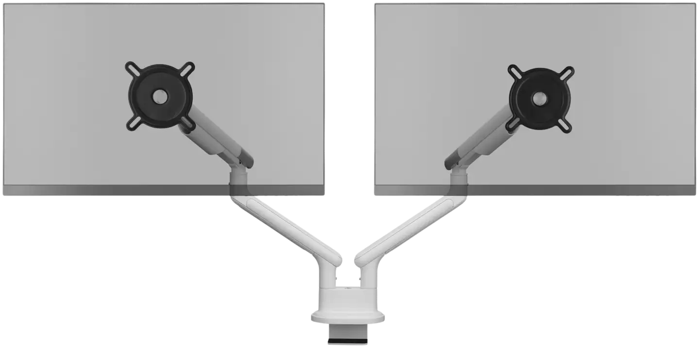 One For All DM7220 Monitorivarsi kahdelle monitorille, valkoinen - 7
