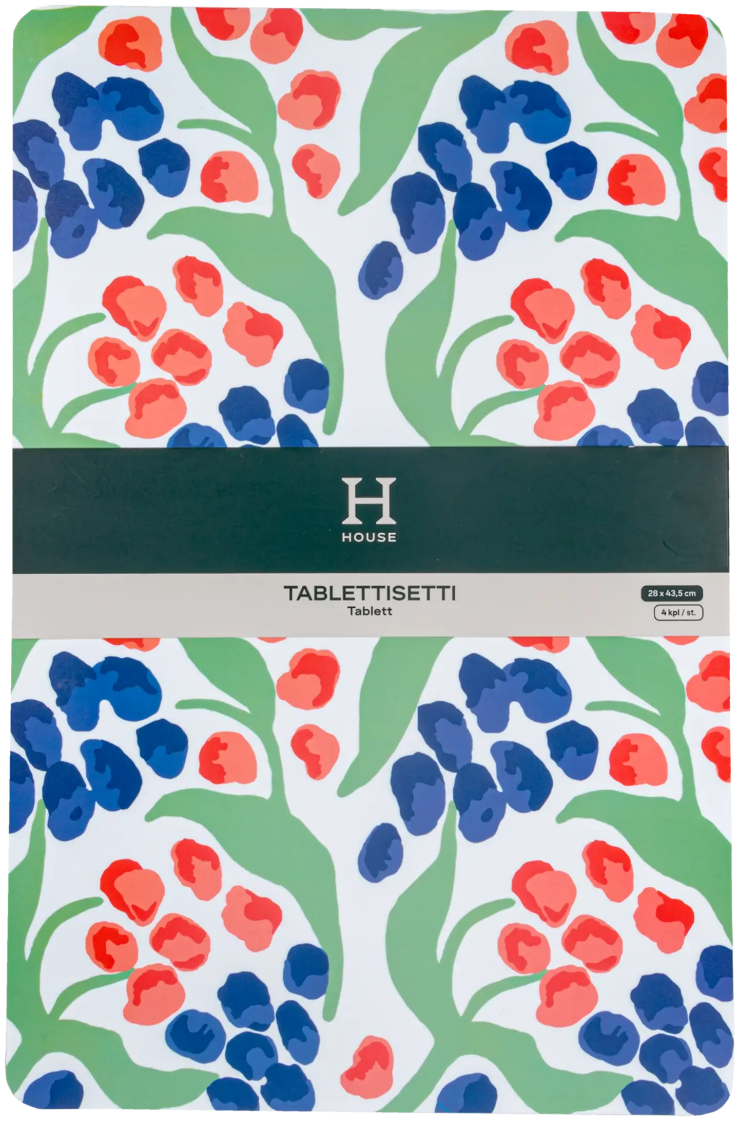 House muovitabletti Grapes 28 x 43,5 cm 4 kpl PatternLab - 2
