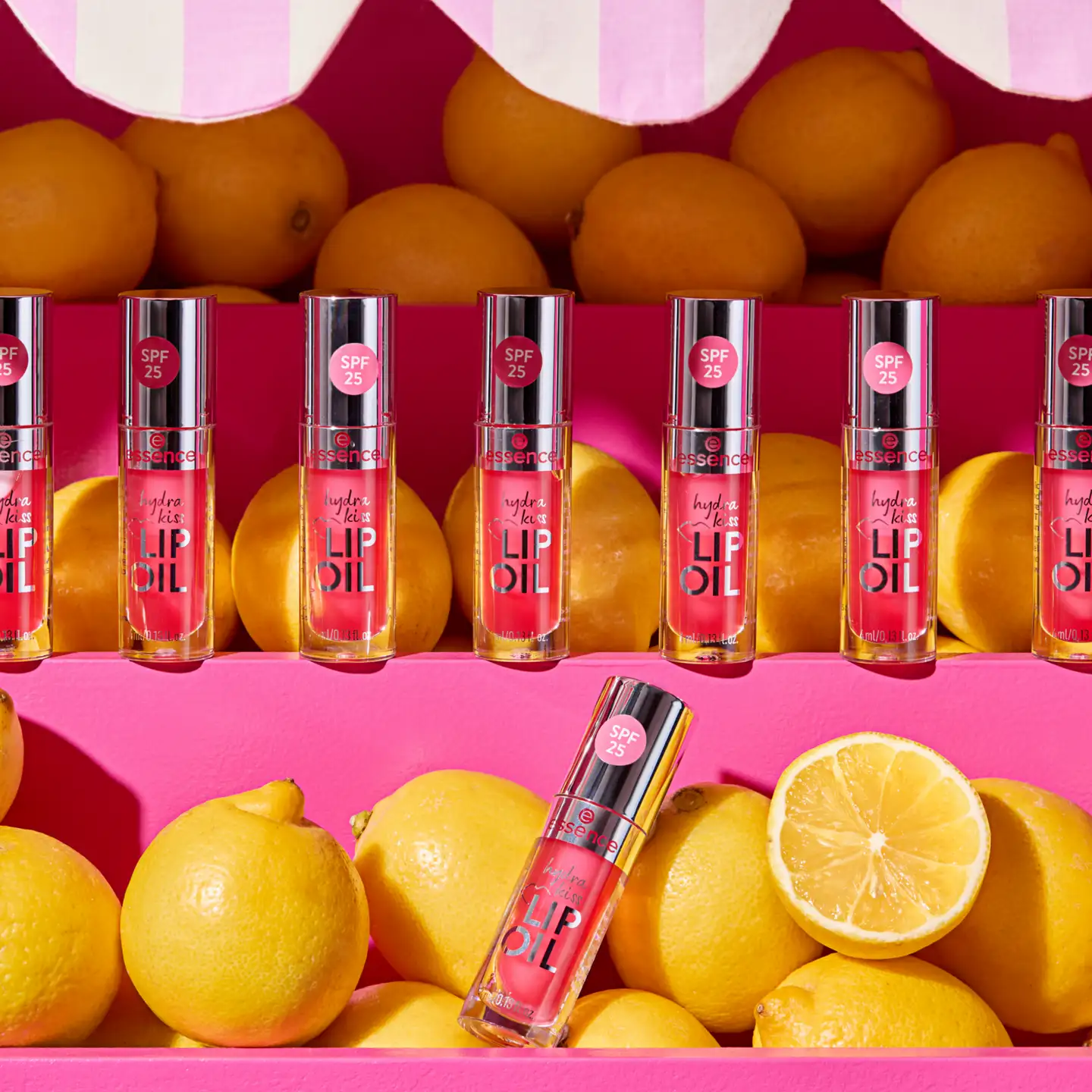 essence PINK SQUEEZE, PLEASE! hydra kiss LIP OIL 104 PINK SQUEEZE, PLEASE! 4 ml - 6