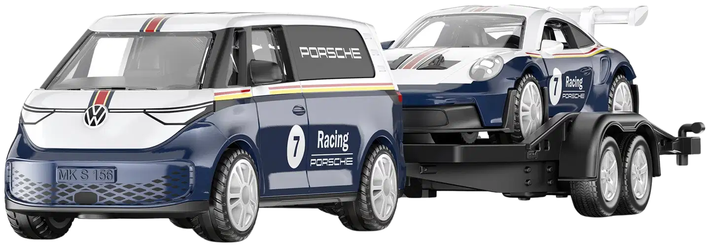 Siku VW ID. Buzz ja Porsche 911 GT3 Rs - 1