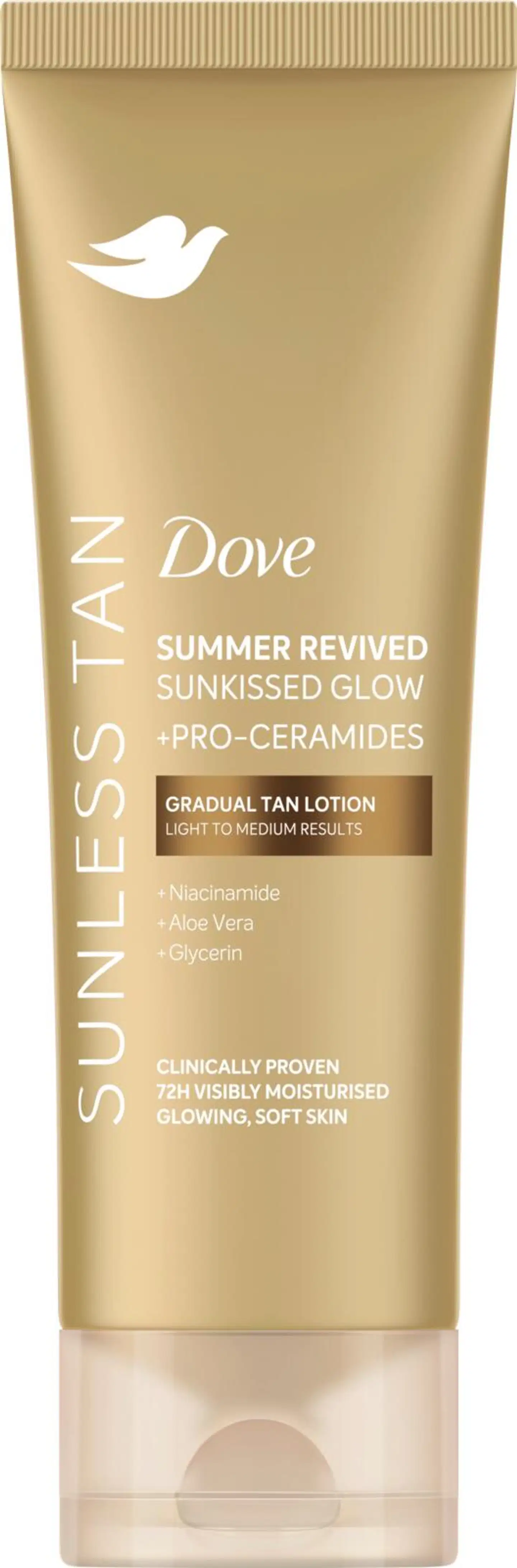 Dove Summer Revived Light to Medium itseruskettava kosteusvoide  200 ml