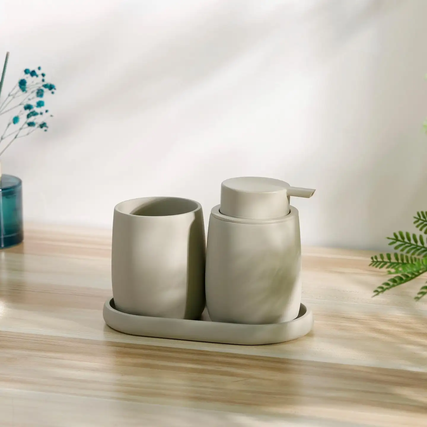 House kylpyhuonetarvikesetti matta nude - 3