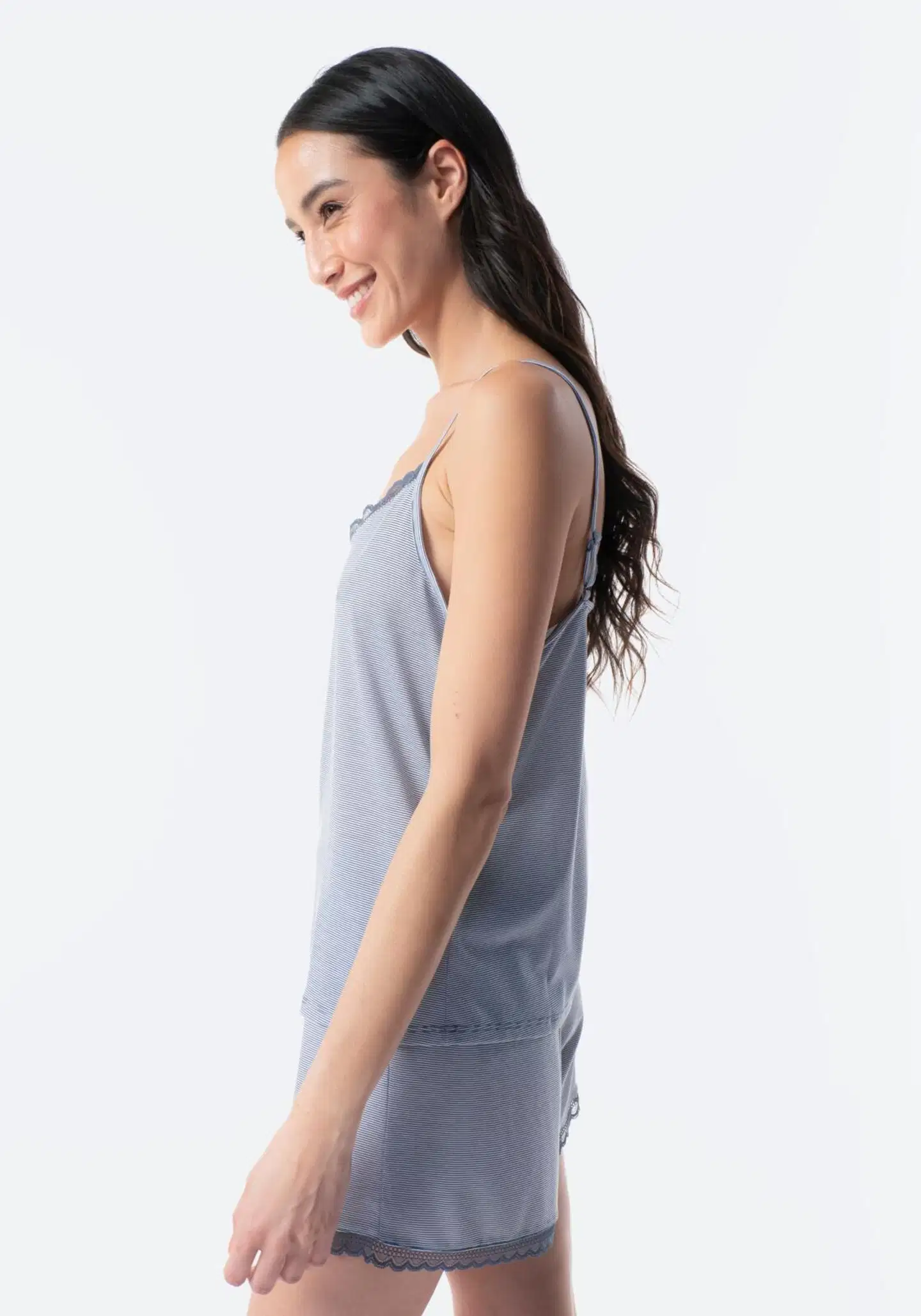 TEX naisten shortsipyjama I279927 - Blue - 5