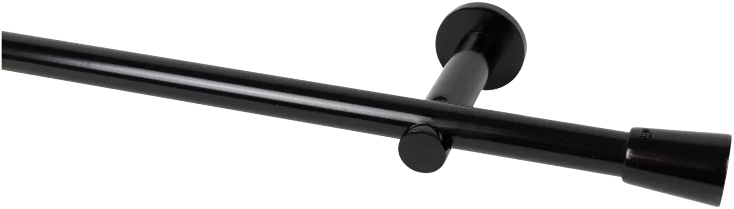 Pisla verhotanko Tivoli 165-300cm 16mm musta - 1