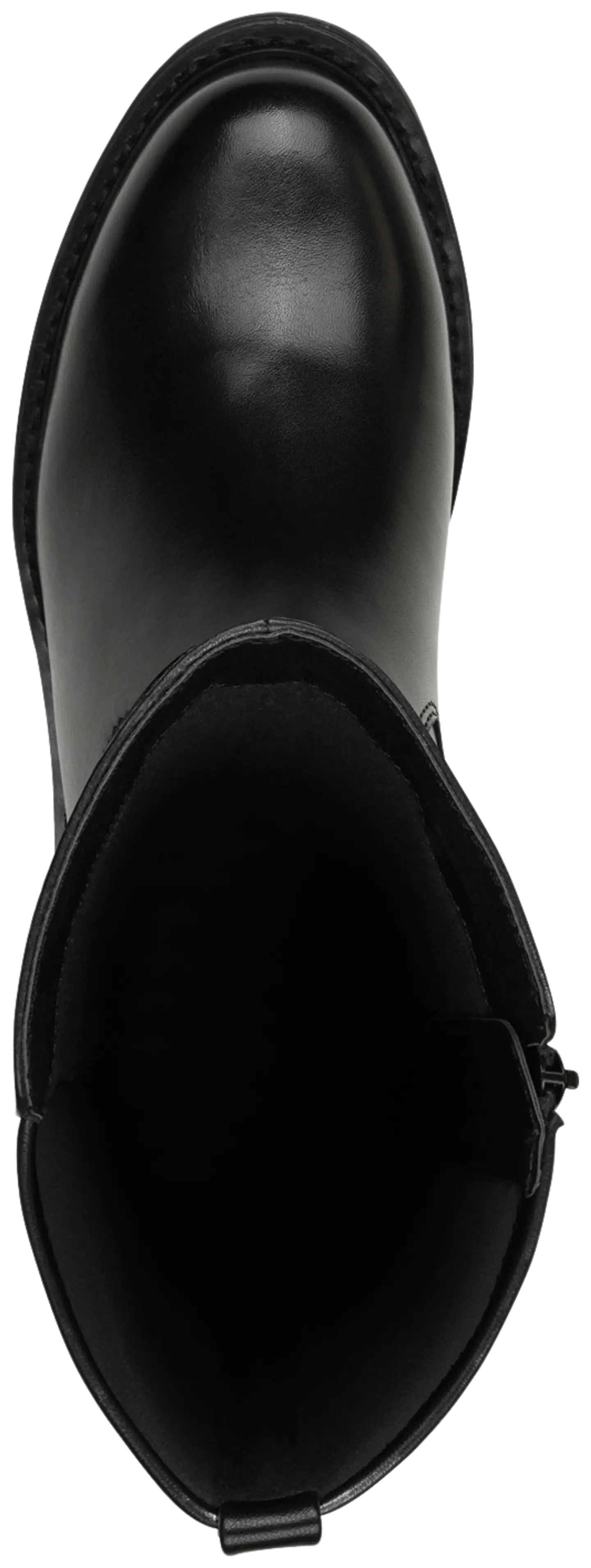 Jana shoes naisten nahkasaapas 25702 - BLACK - 5