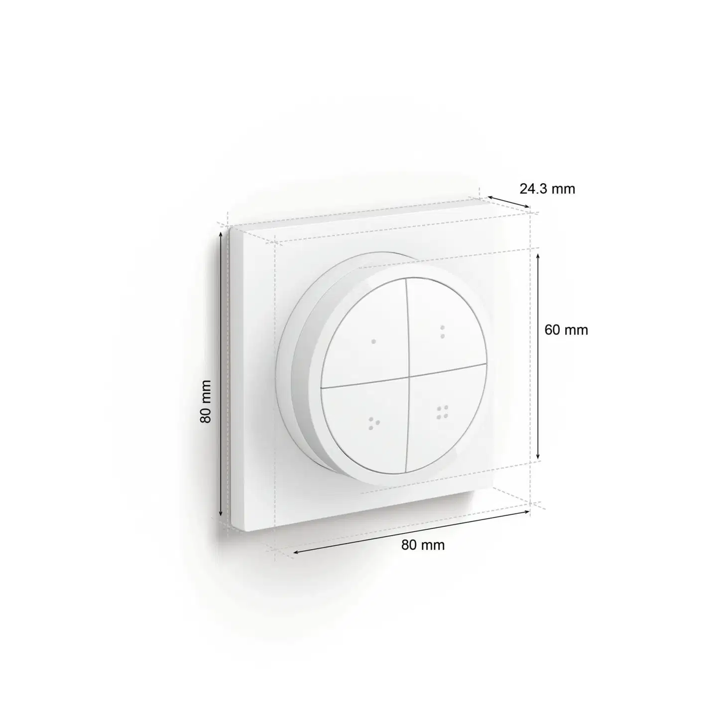 Philips Hue langaton paristokäyttöinen valokytkin valkoinen - 3