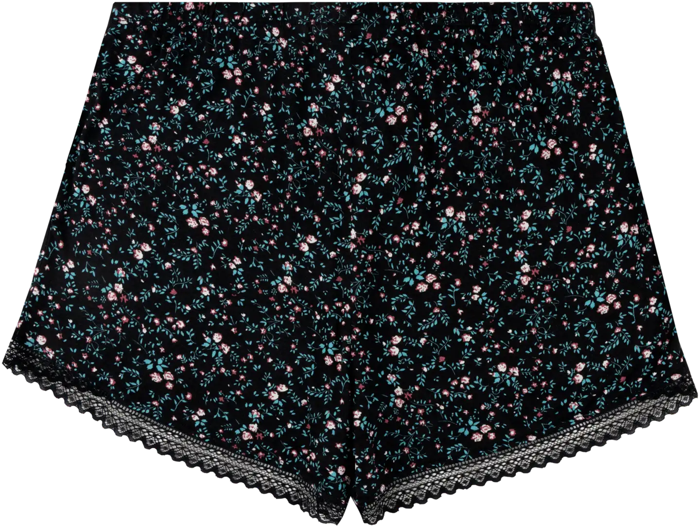 TEX naisten pyjamashortsit I969967 - BLACK 1 - 4
