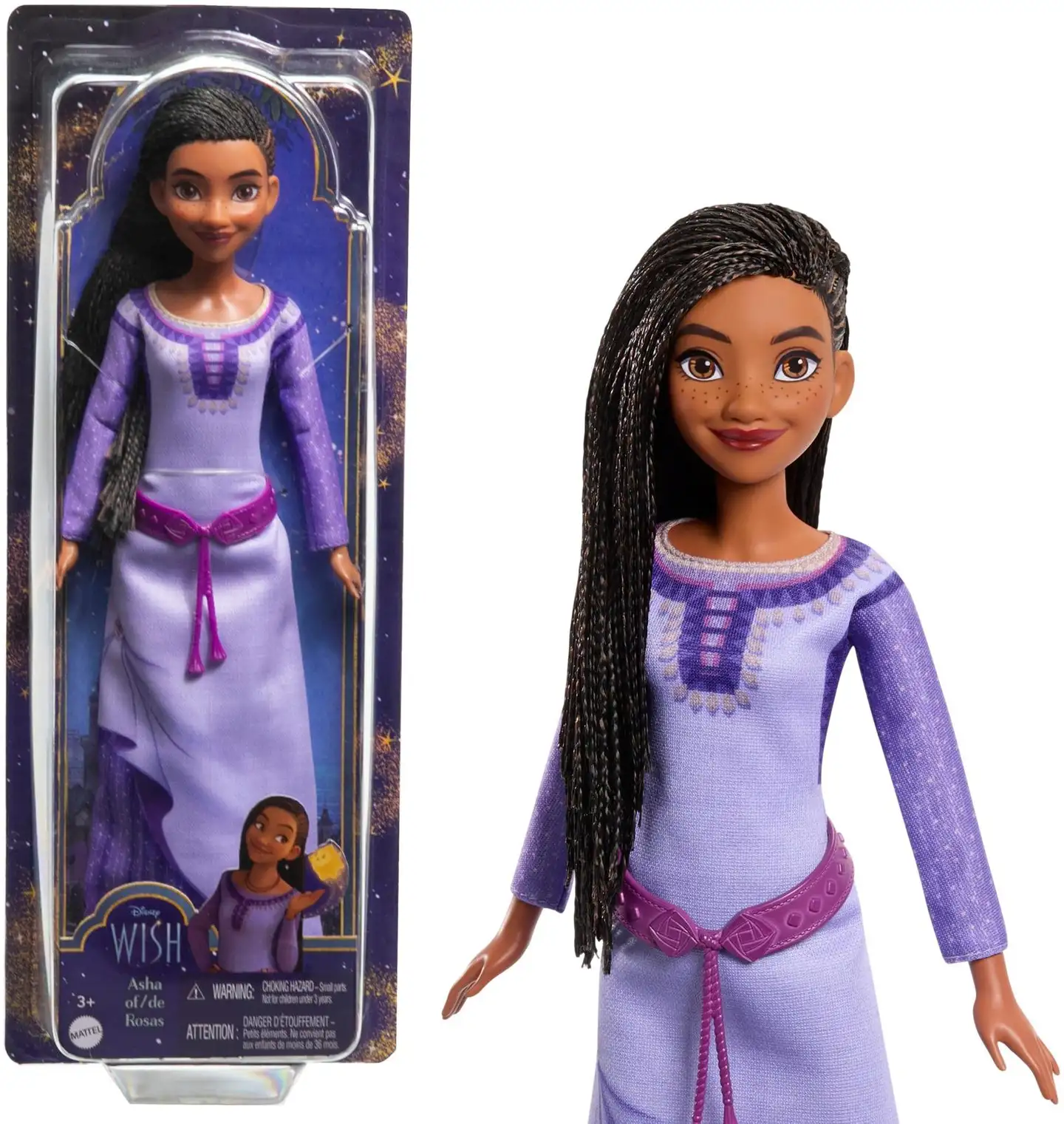 Disney Princess Wish Asha -muotinukke - 3