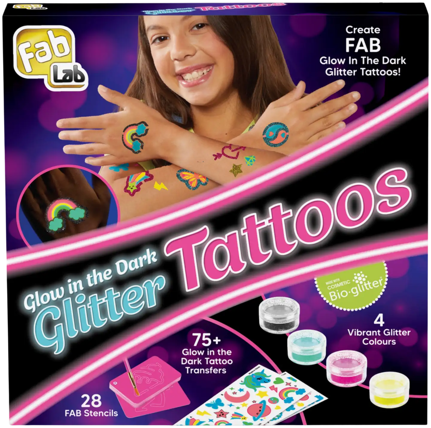 Fablab Pimeässä Hohtavat Tatuoinnit - 1