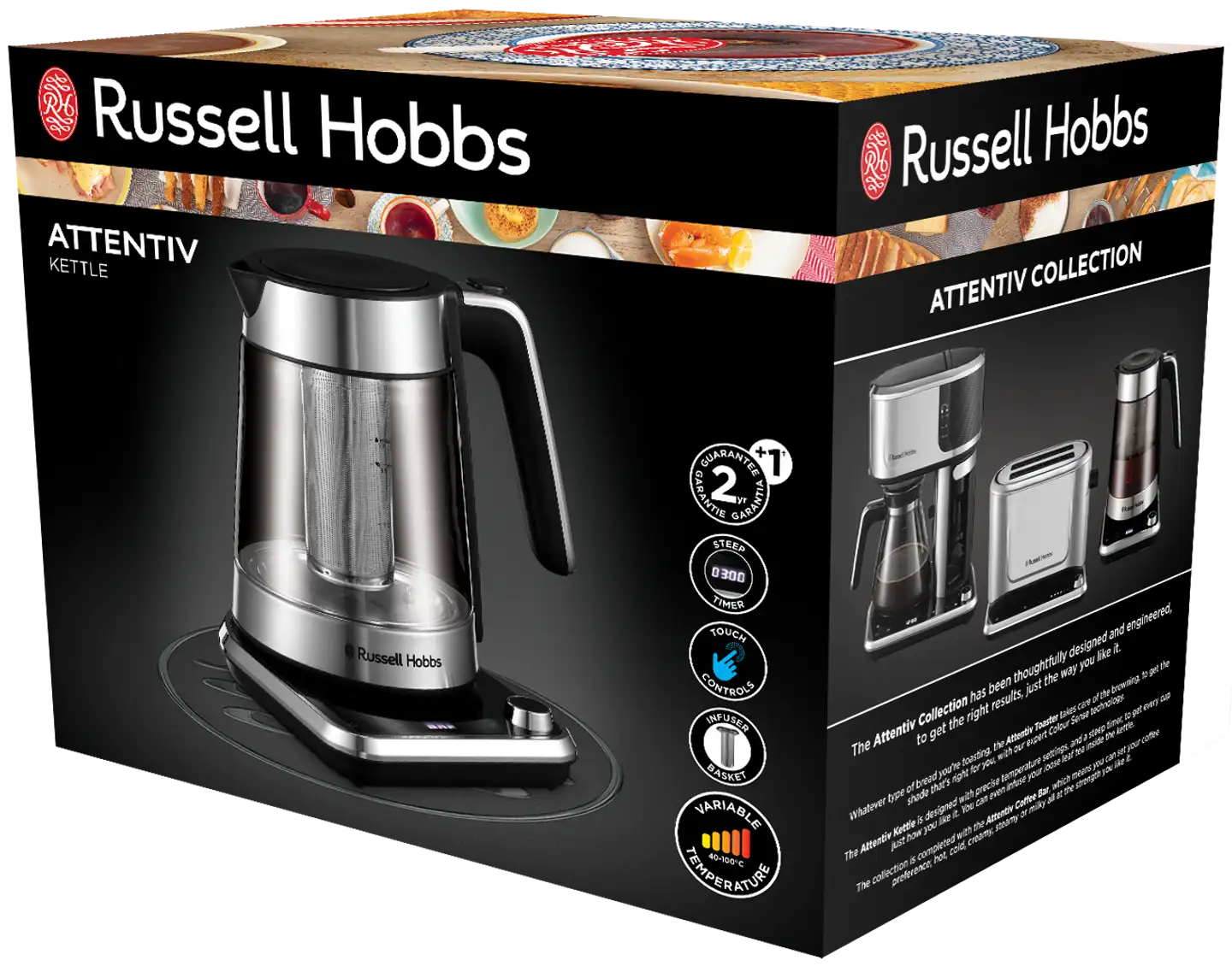 Russell Hobbs vedenkeitin Attentiv - 7