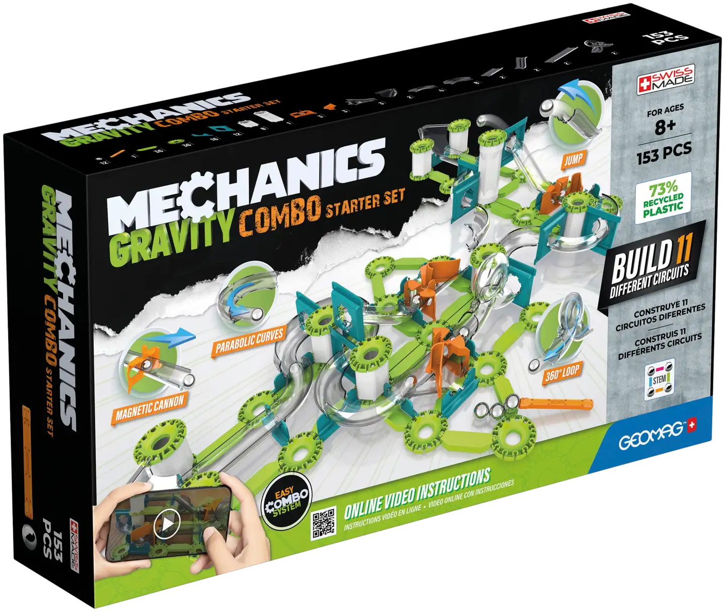 Geomag Mechanics Gravity Recycled Combo Starter Set 153 - 1