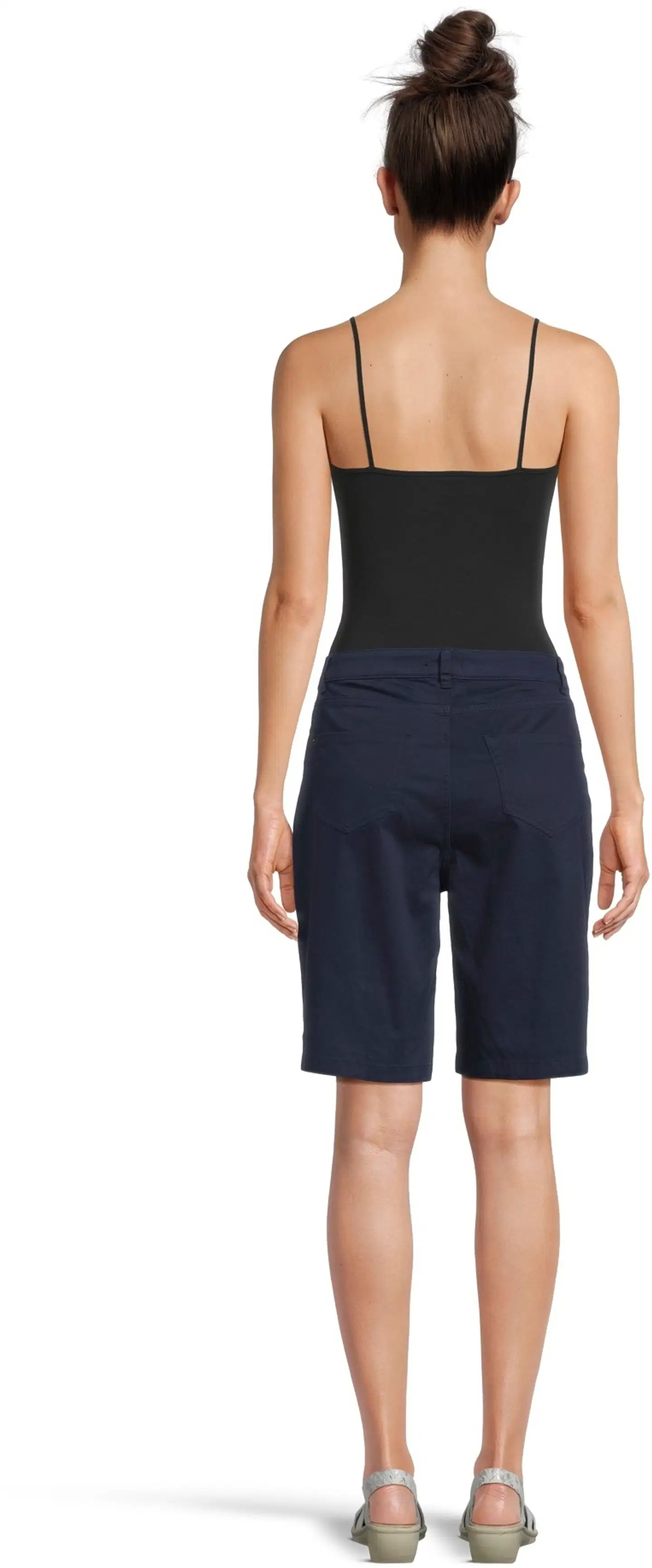 House naisten twill-shortsit Chira - Navy Blazer - 3