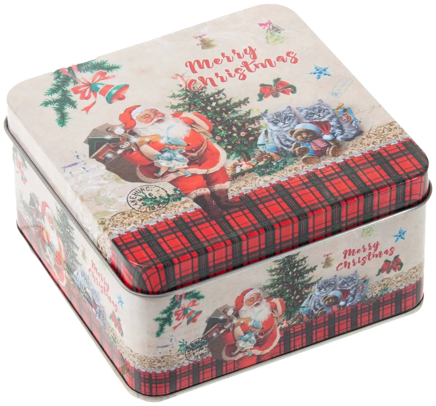 AmandaB peltirasia Joulupukki 12 x 6,5 cm