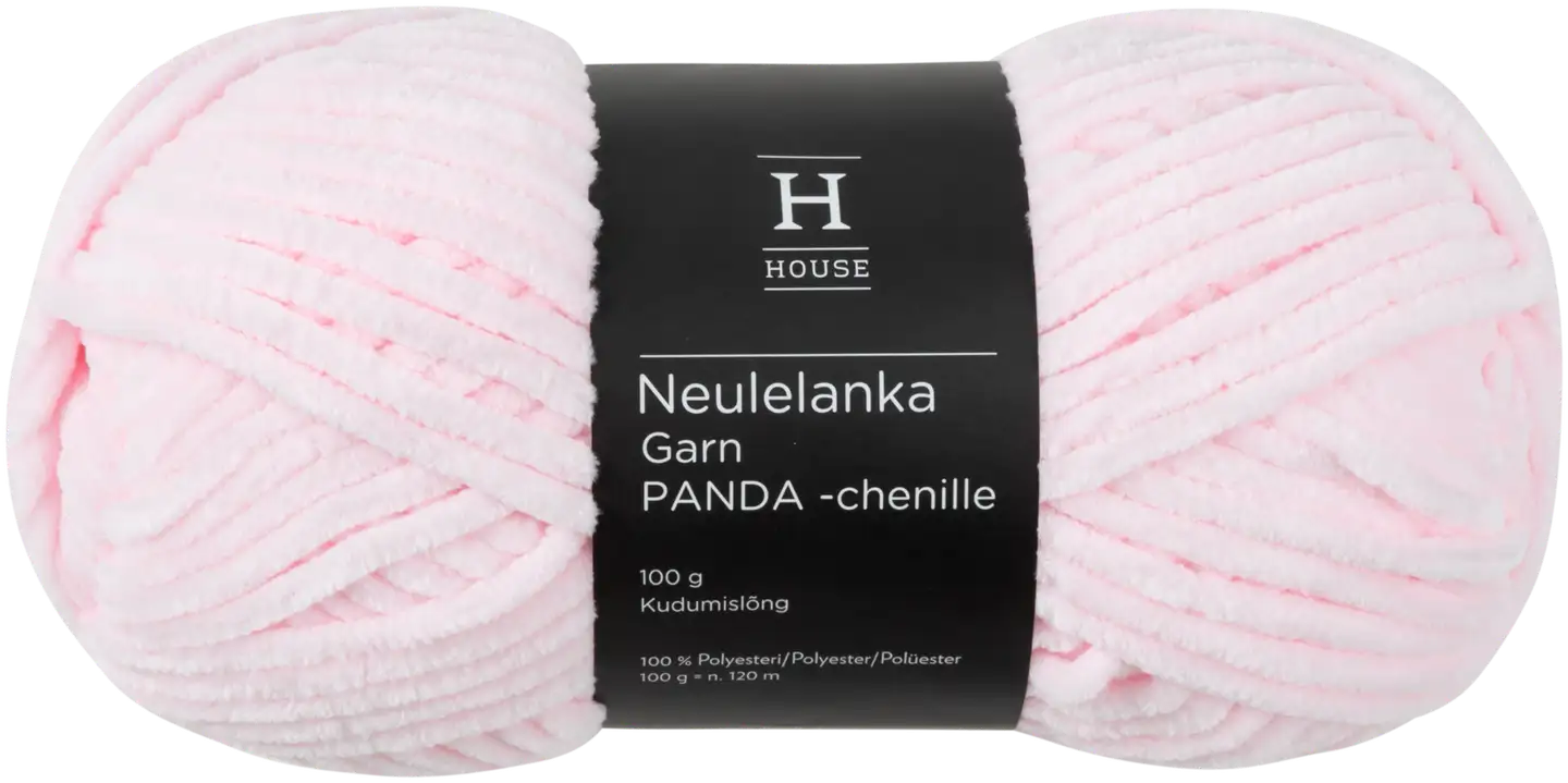 House lanka Panda chenill 100g cinderella pink