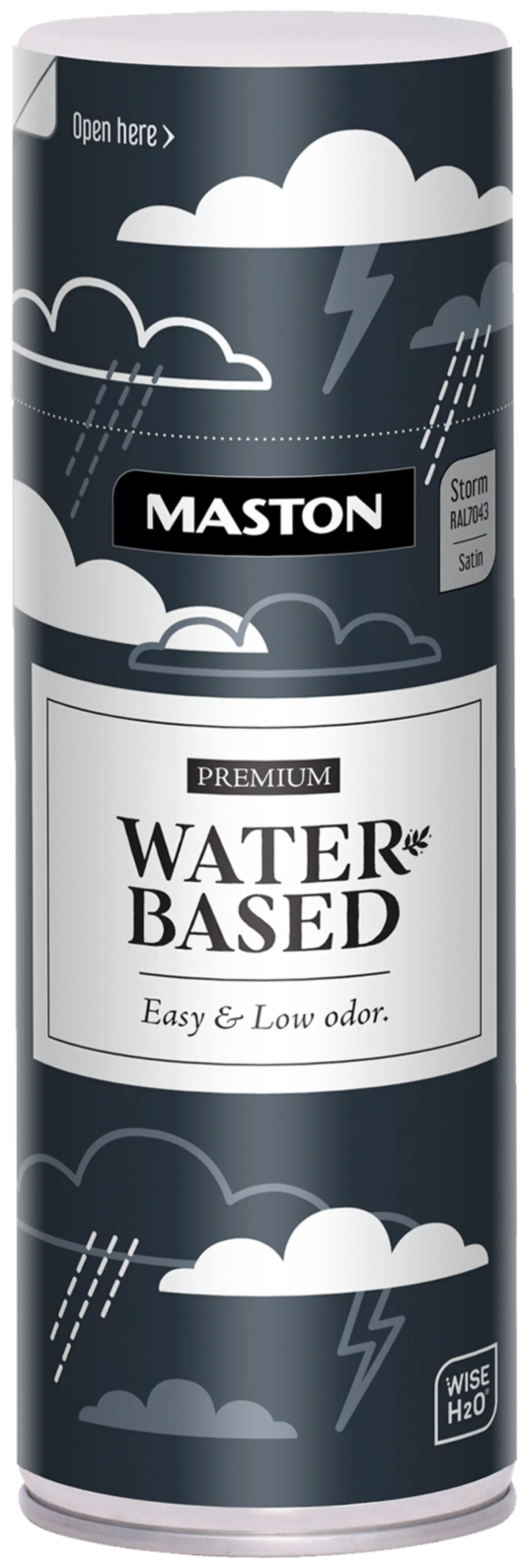 Maston spraymaali Water-Based 350 ml  Storm RAL7043