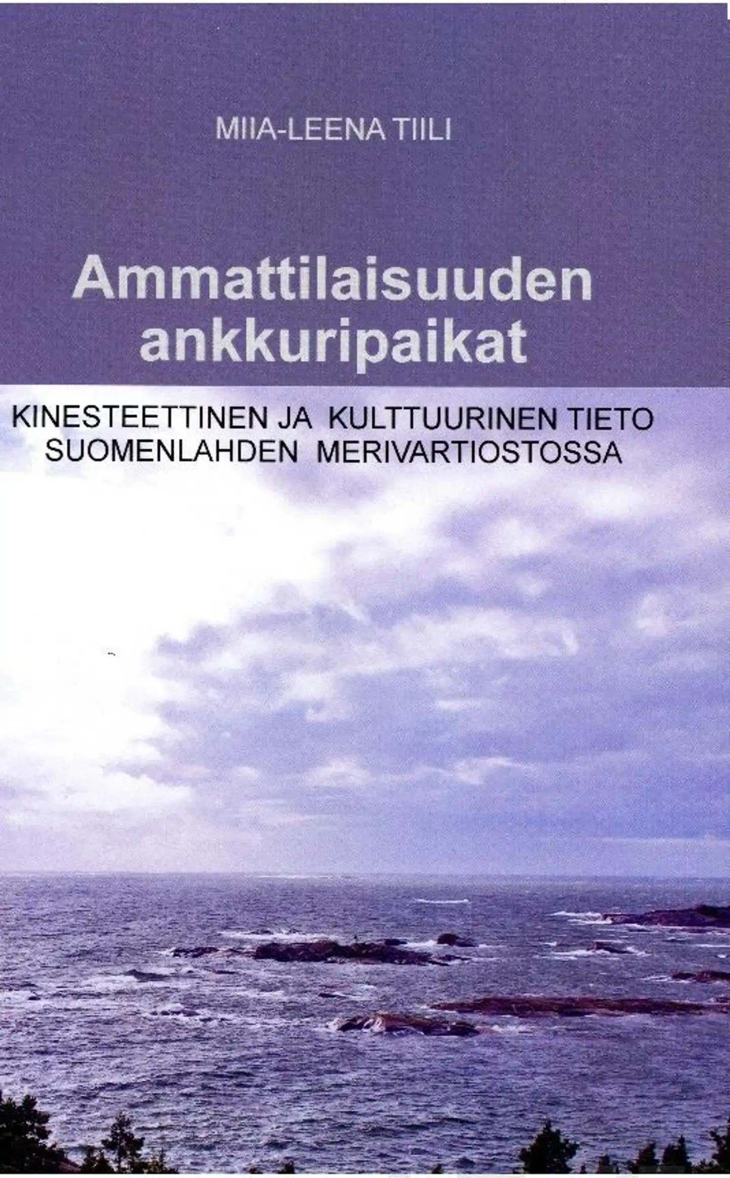 Tiili, Ammattilaisuuden ankkuripaikat - Kinesteettinen ja kulttuurinen tieto Suomenlahden merivartiostossa