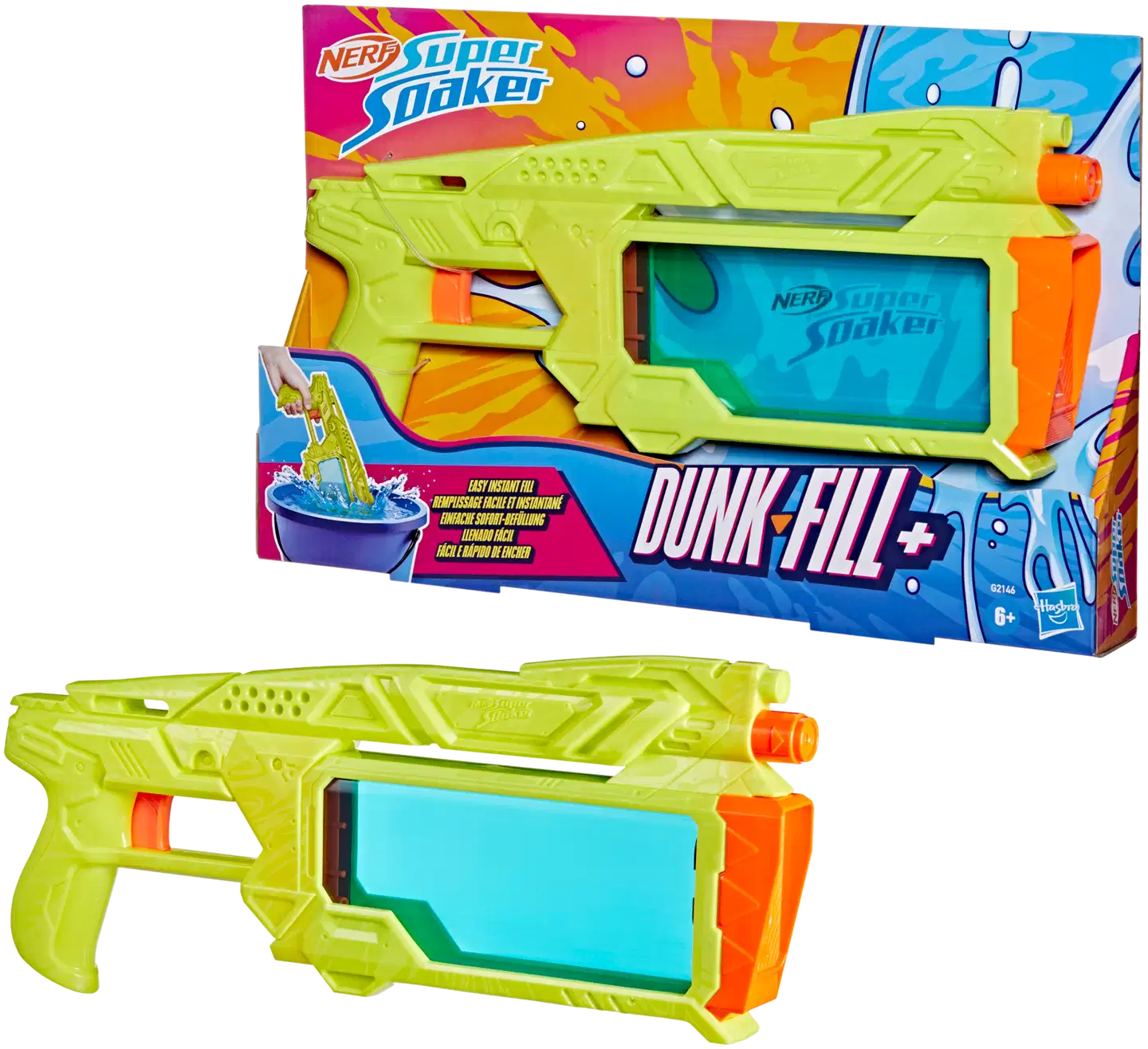 Nerf Supersoaker vesipyssy Dunk fill