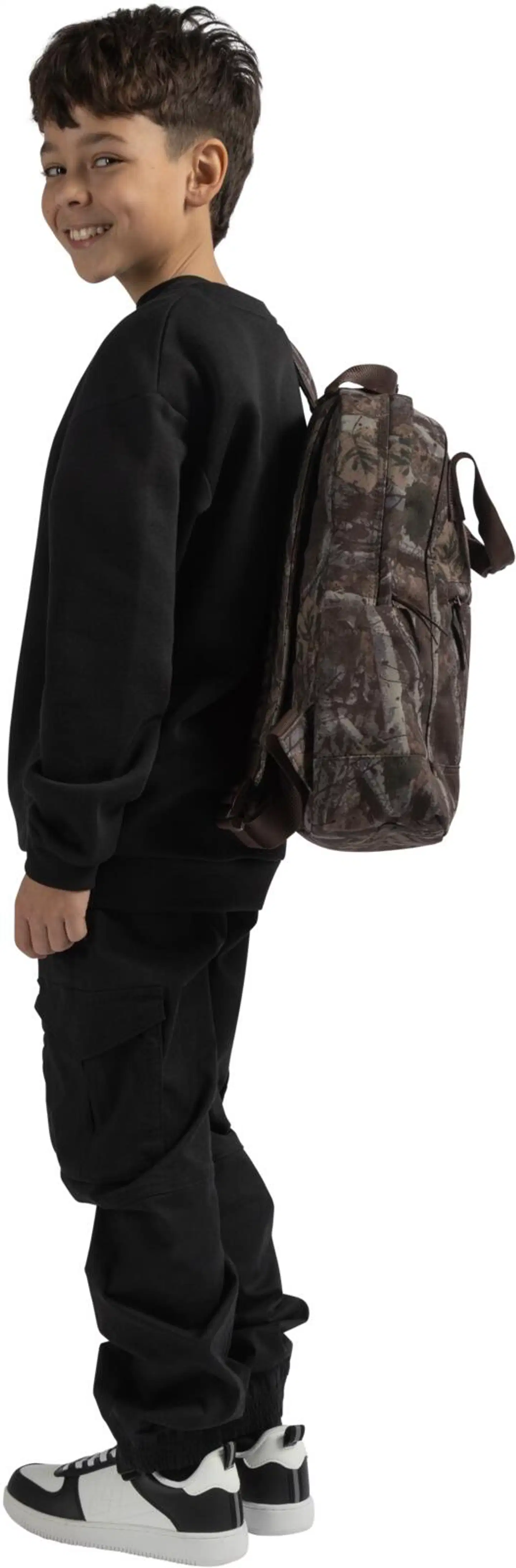 House lasten collegepusero, jossa harjattu sisäpinta 23PH292608 - Black - 12