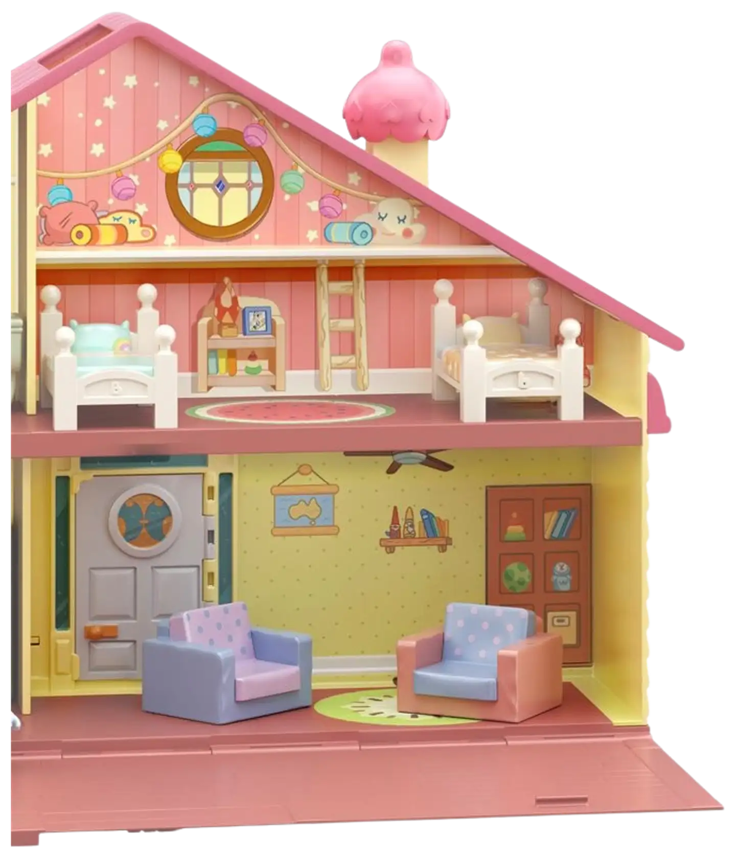 BLUEY Family Home -koti, 1 hahmo, huonekalut - 13