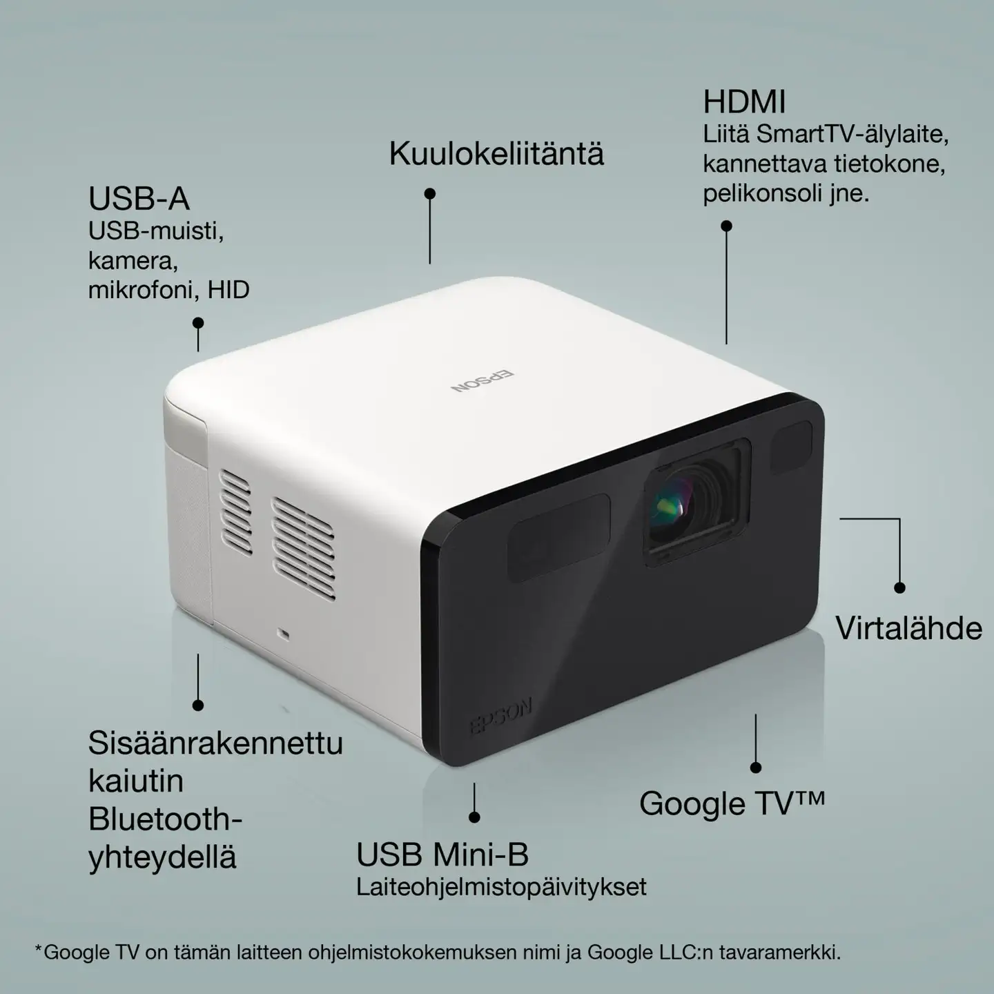 Espon laserprojektori EF-21W valkoinen - 6
