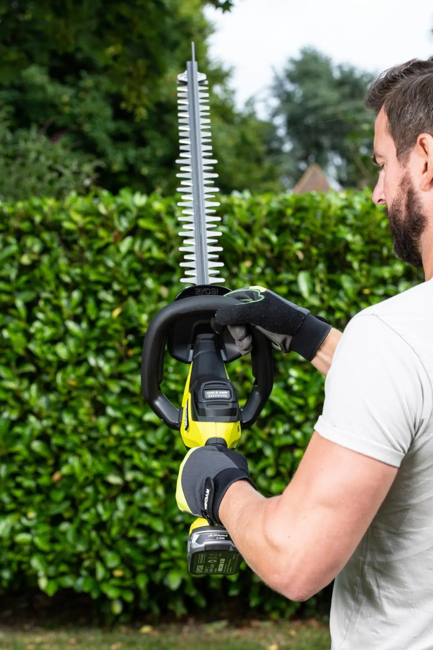 Ryobi akkupensasleikkuri RY18HTX60A-0 - 4