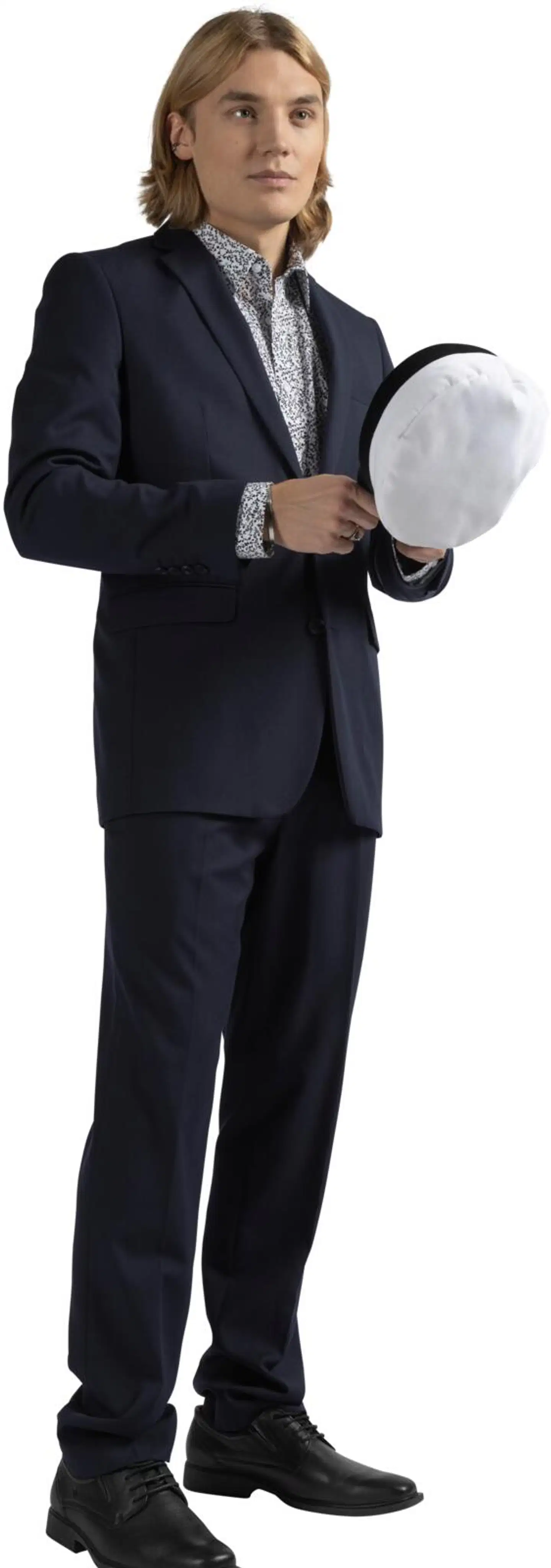 London Fog miesten puvunhousut normaali rf 2020lf2 - Night Sky - 5