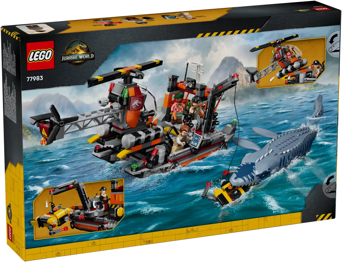 LEGO® Jurassic World 77983 Mosasaurus-dinosaurus hyökkää veneen kimppuun - 2
