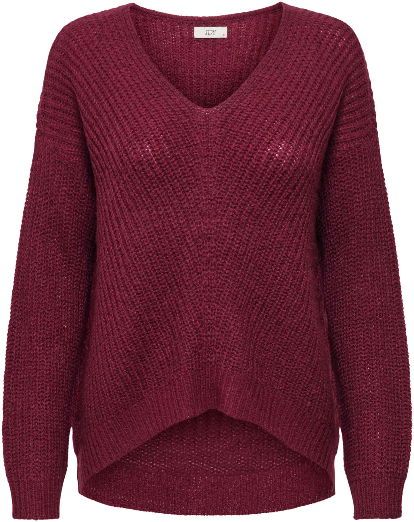 JDY naisten rento neulepusero Jdynew Megan - cabernet - 1