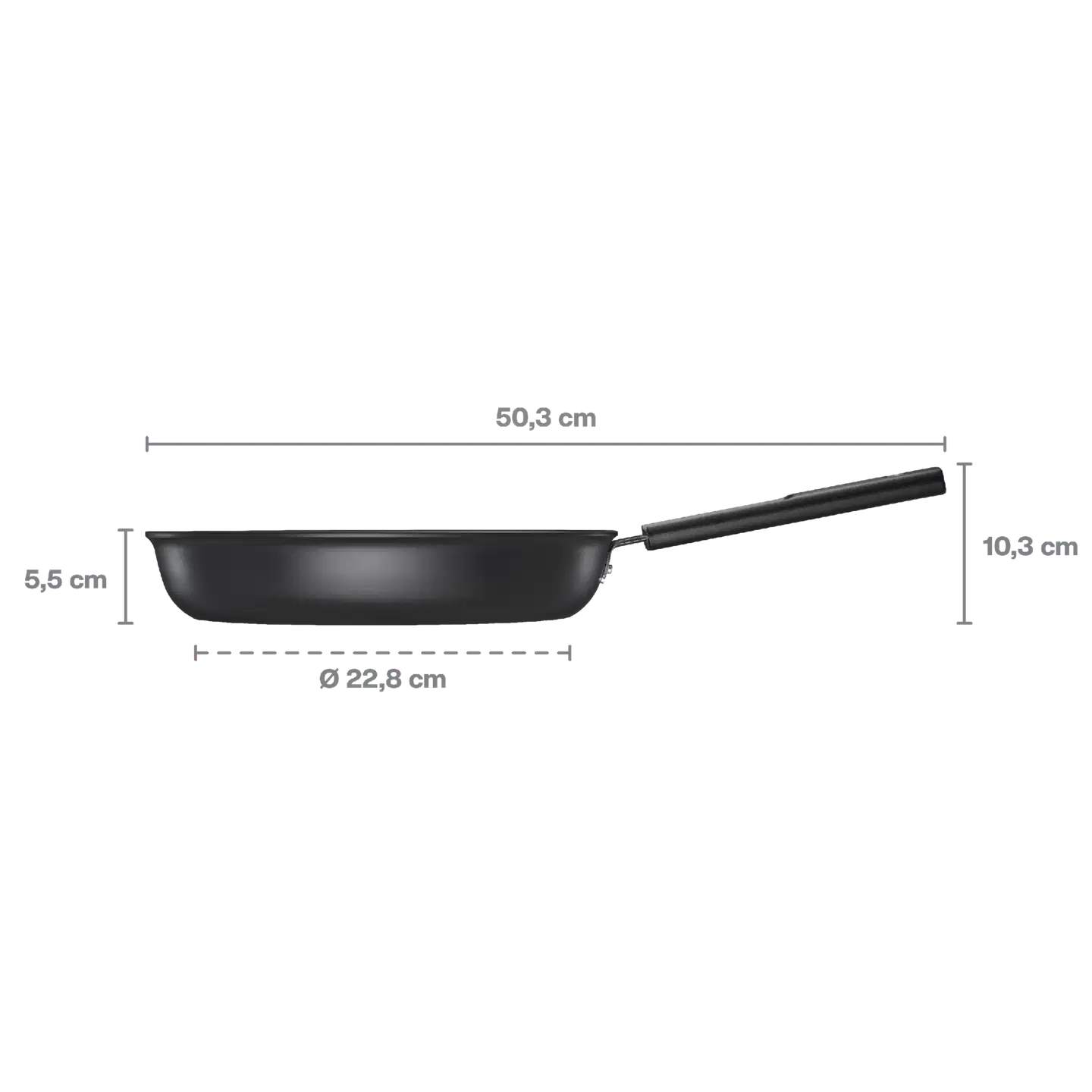 Fiskars Hard Face paistinpannu 28cm - 9