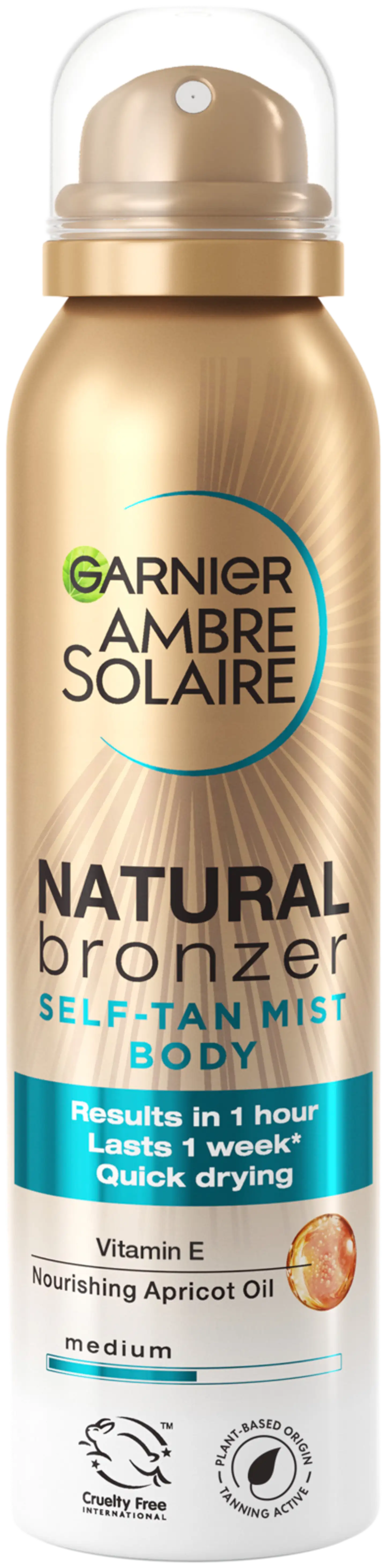 Garnier Ambre Solaire Natural Bronzer itseruskettava normaalille iholle 150 ml