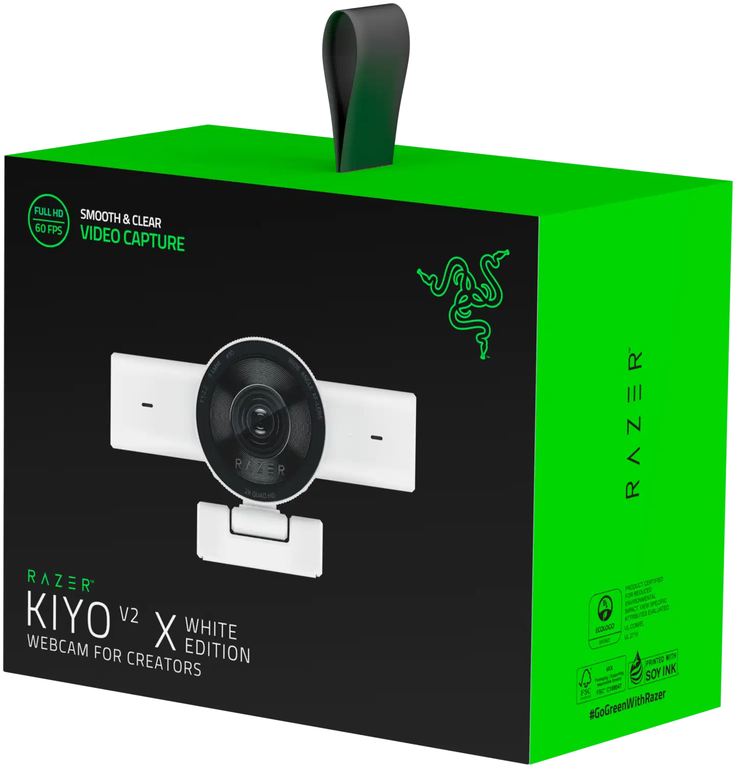 Razer Kiyo V2 X webkamera valkoinen - 11