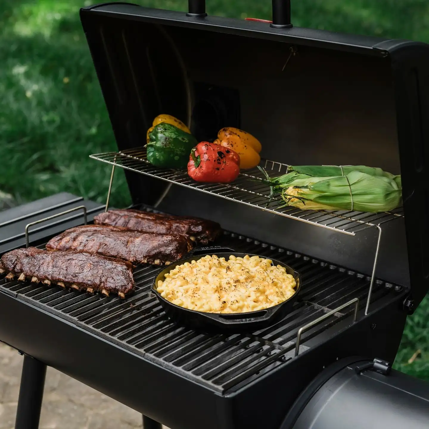 Char-Griller® Smokin' Pro Offset Smoker Savustingrilli - 14
