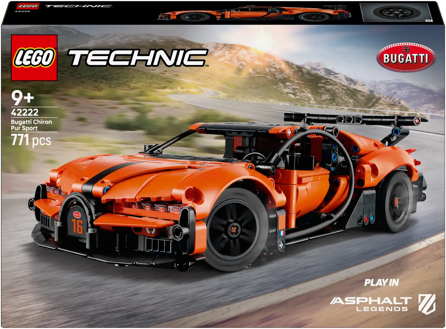 LEGO® Technic 42222 Bugatti Chiron Pur Sport ‑hyperauto - 7
