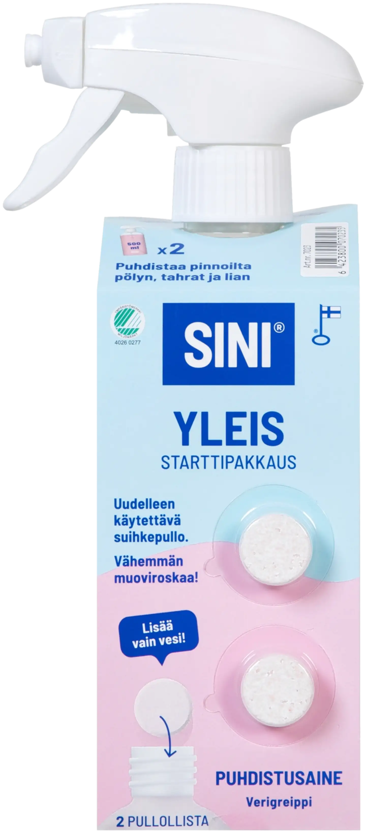 Sini yleispuhdistusaine starttipakkaus