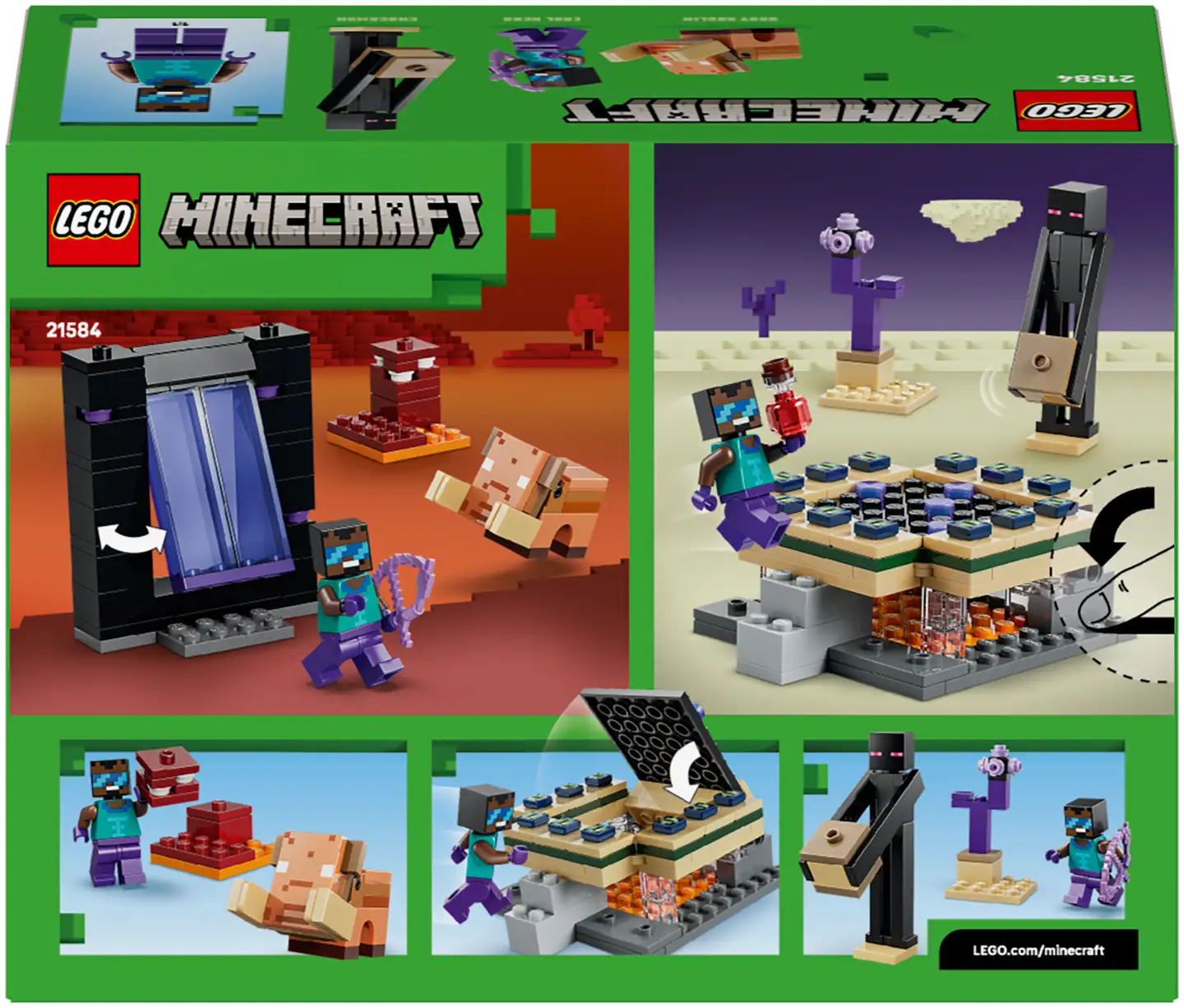 LEGO® Minecraft 21584 Matka Hornaportaaliin ja Ääriportaaliin - 6