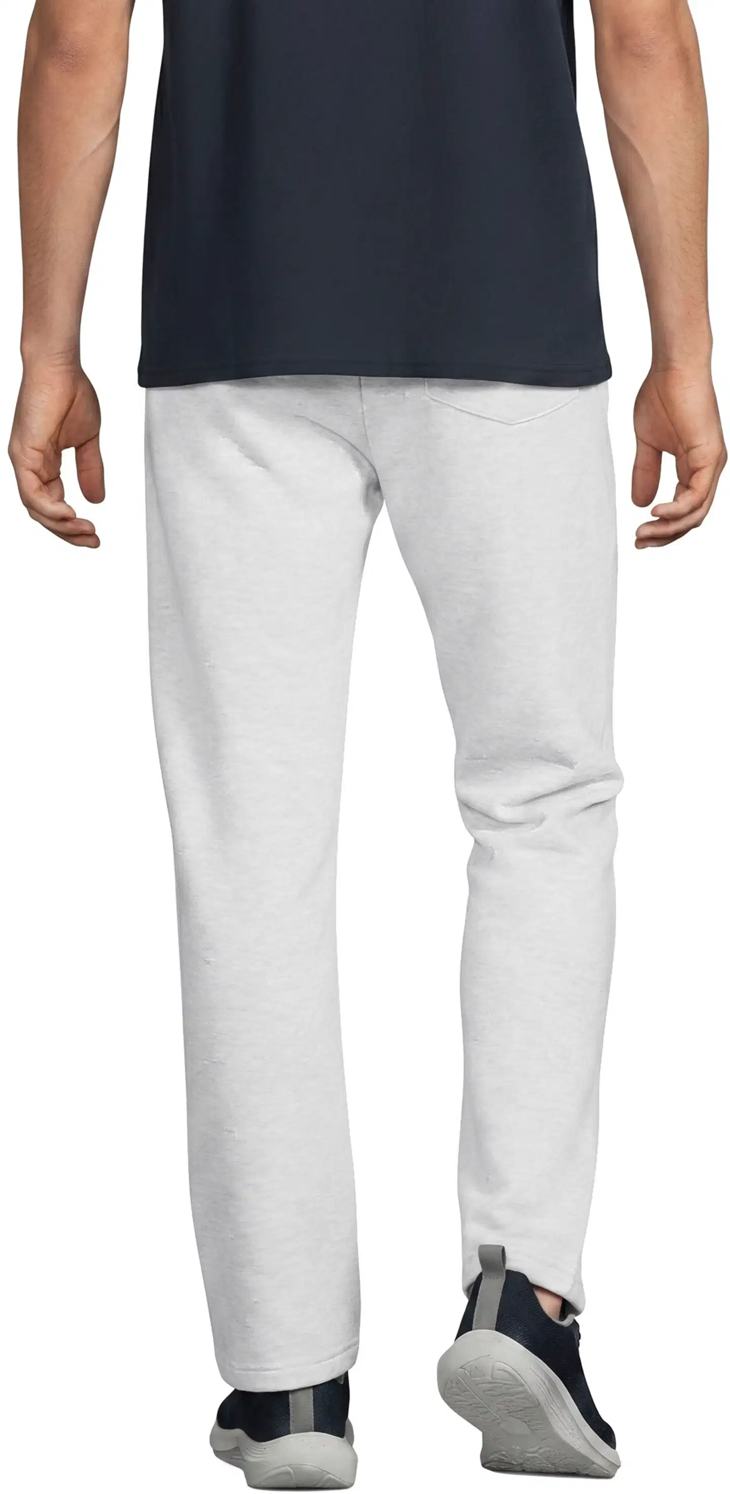 House miesten collegehousut suora lahje 202HBNOS23 - Light grey melange - 3