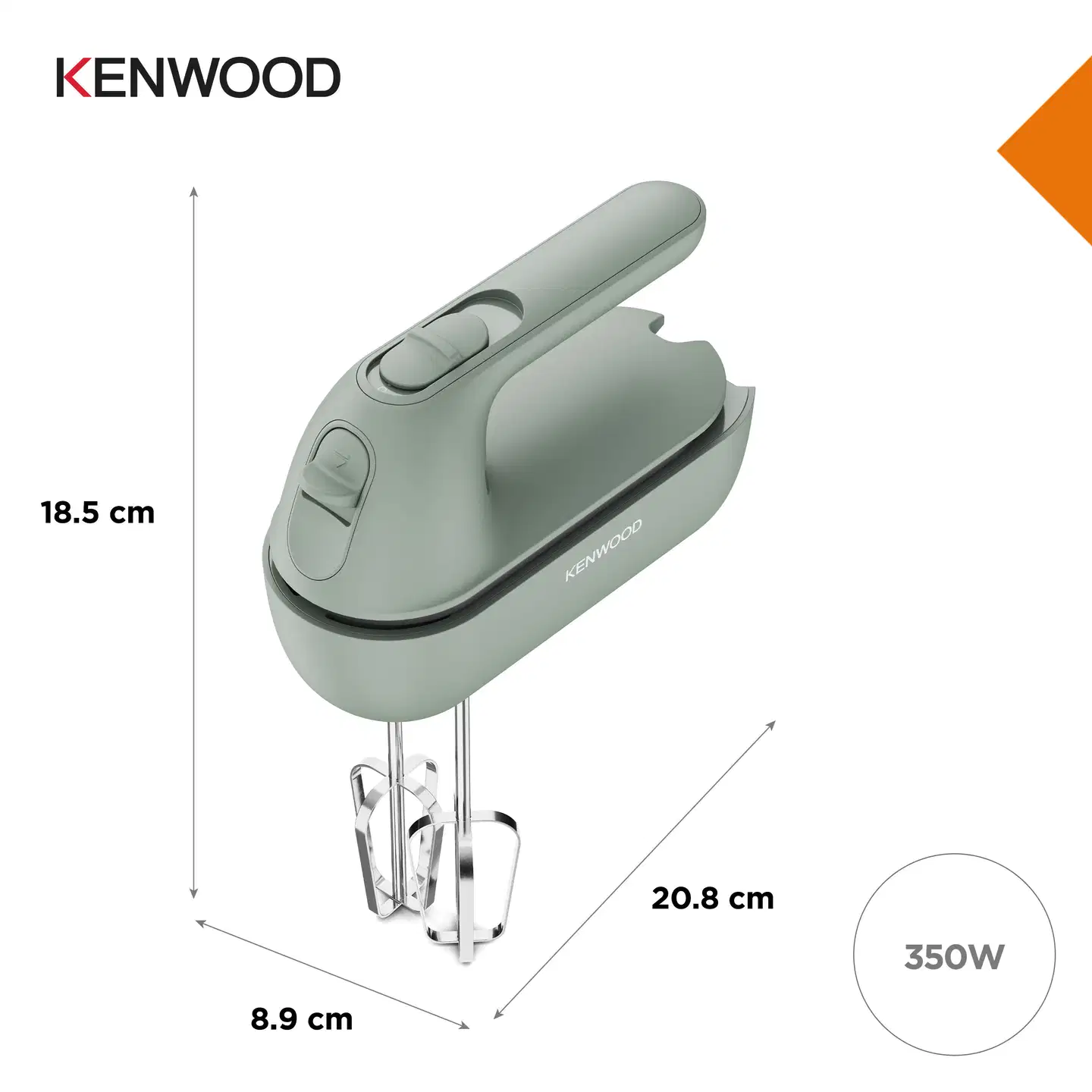 Kenwood sähkövatkain QuickMix GO HMP40.000GR - 4