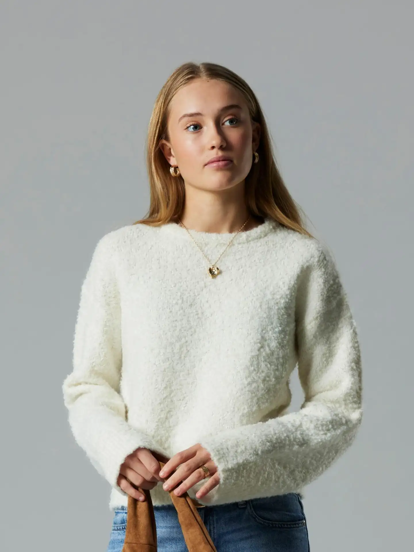 LMTD lasten neule - Antique white - 2
