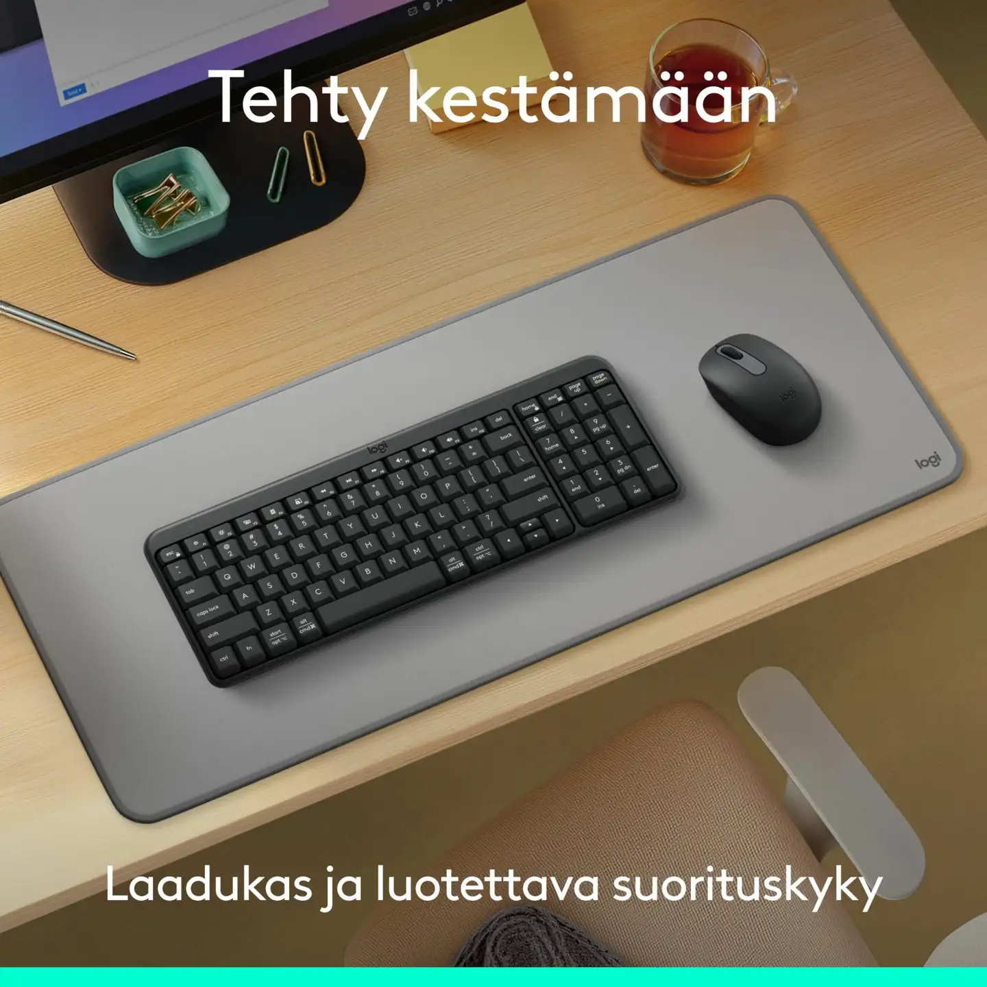 Logitech Wireless Desktop MK250 - GRAPHITE - 3