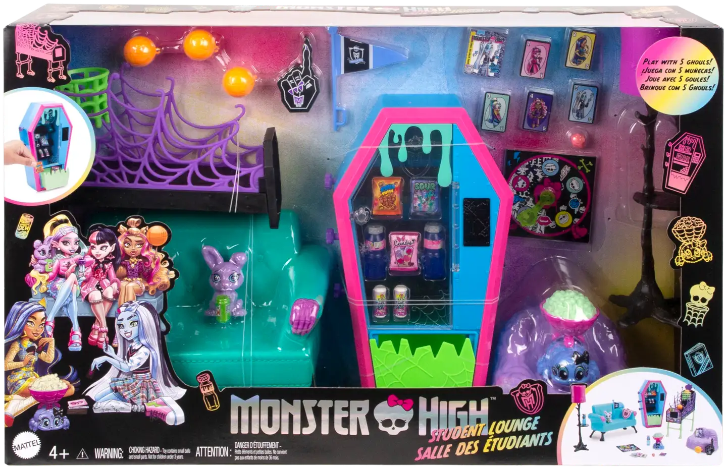 Monster High Student Lounge -leikkisetti - 3